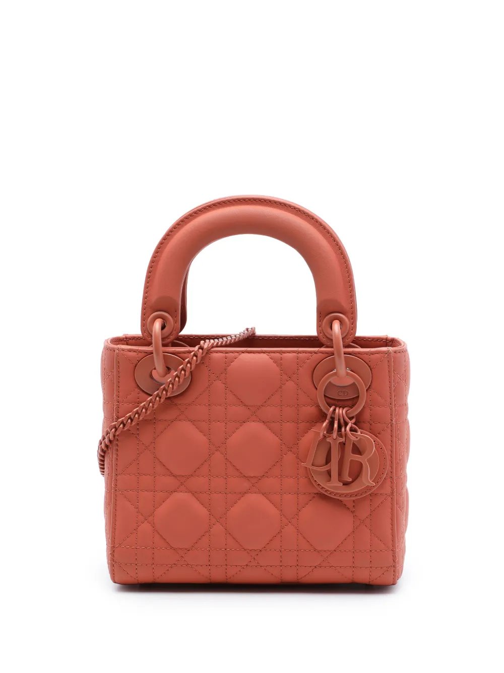 2019 Mini Ultra Matte Calfskin Cannage Lady Dior satchel