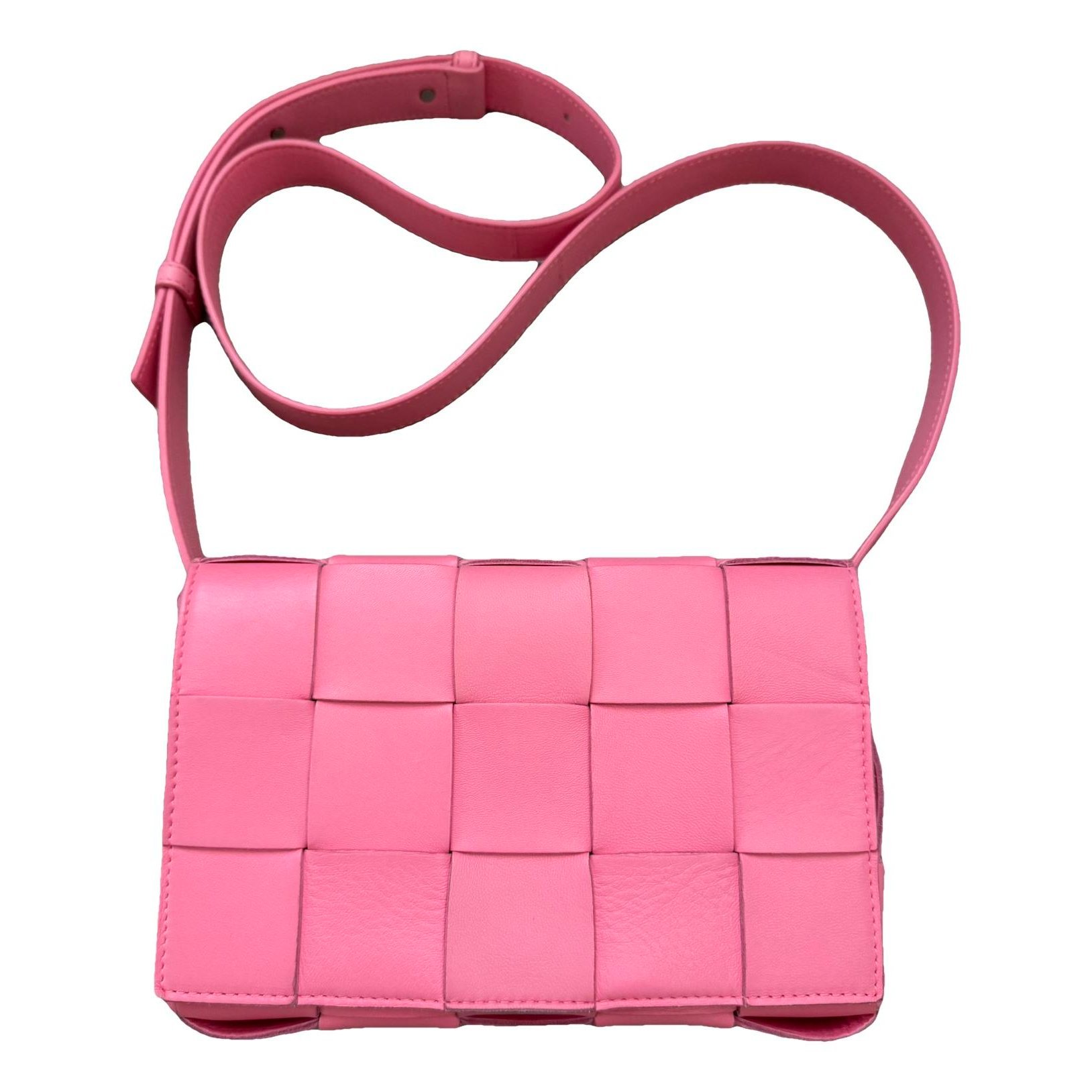 Bottega Veneta ピンク ハンドバッグ Bottega Veneta Cassette Pink | BagUSeek