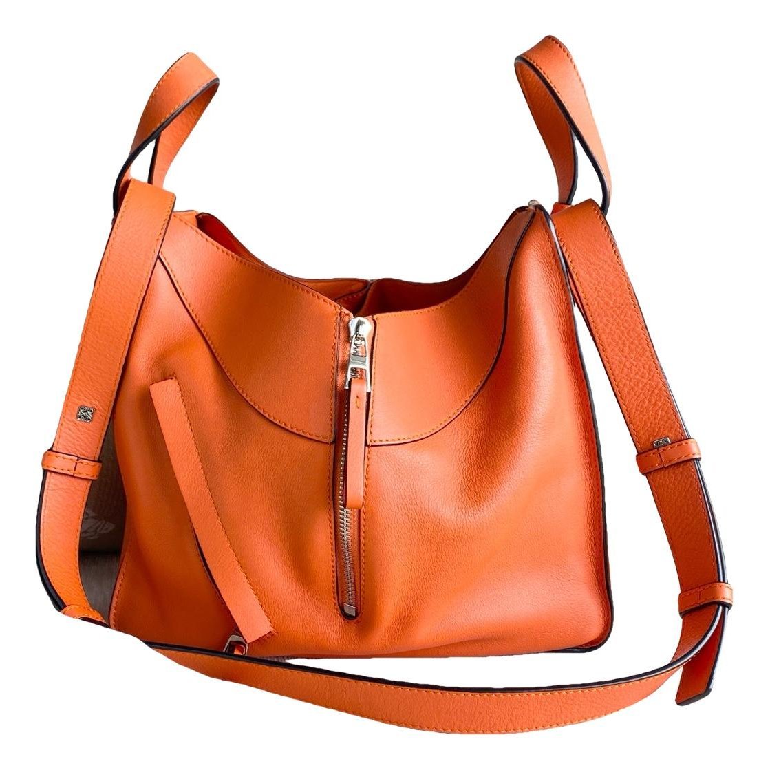 Hammock leather handbag