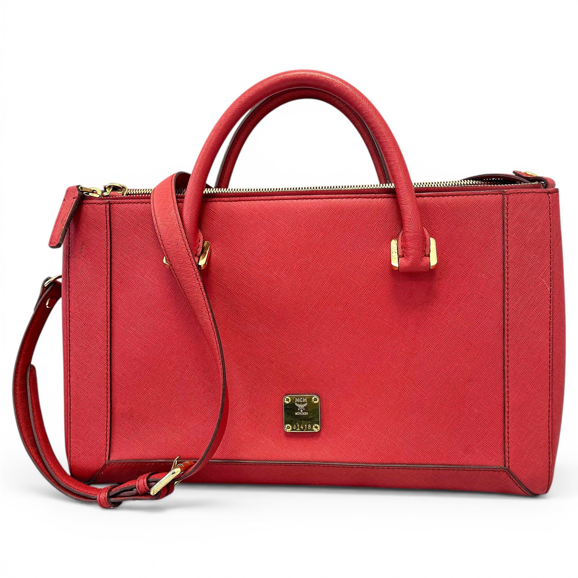 Leather handbag