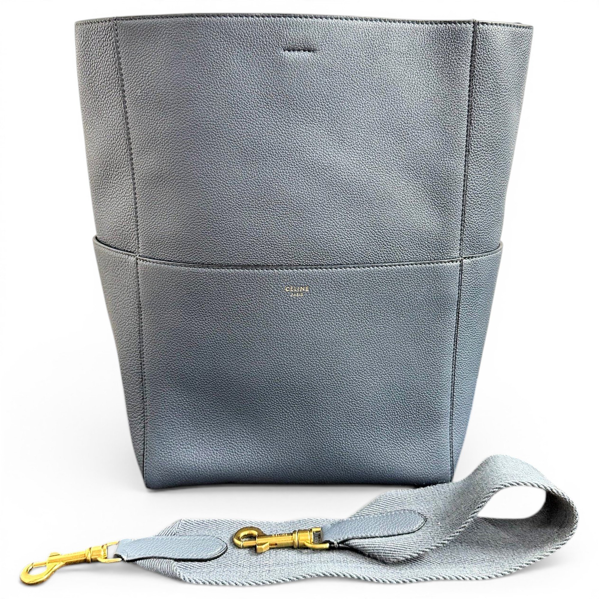 Celine Seau Sangle leather tote