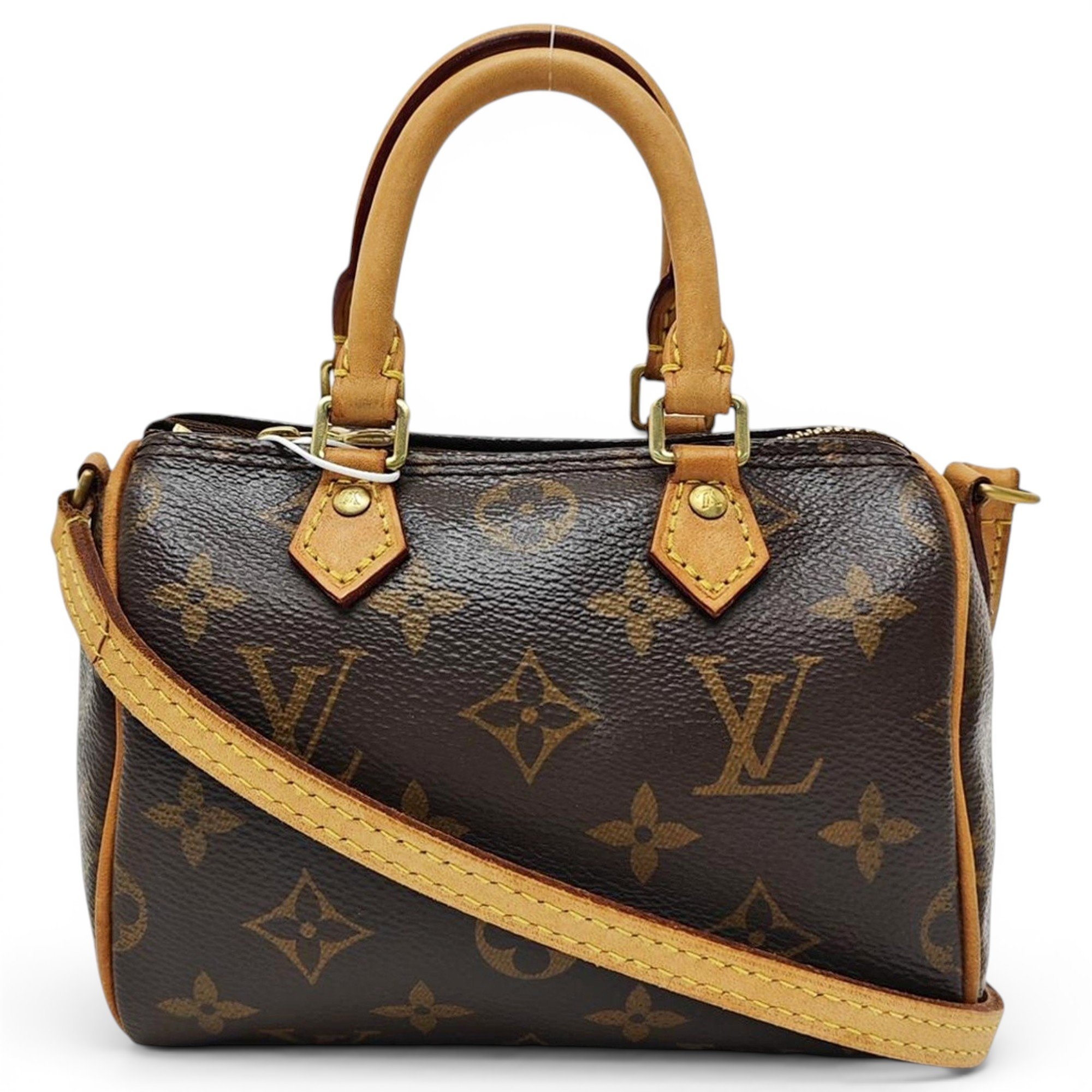 Nano Speedy / Mini HL leather handbag