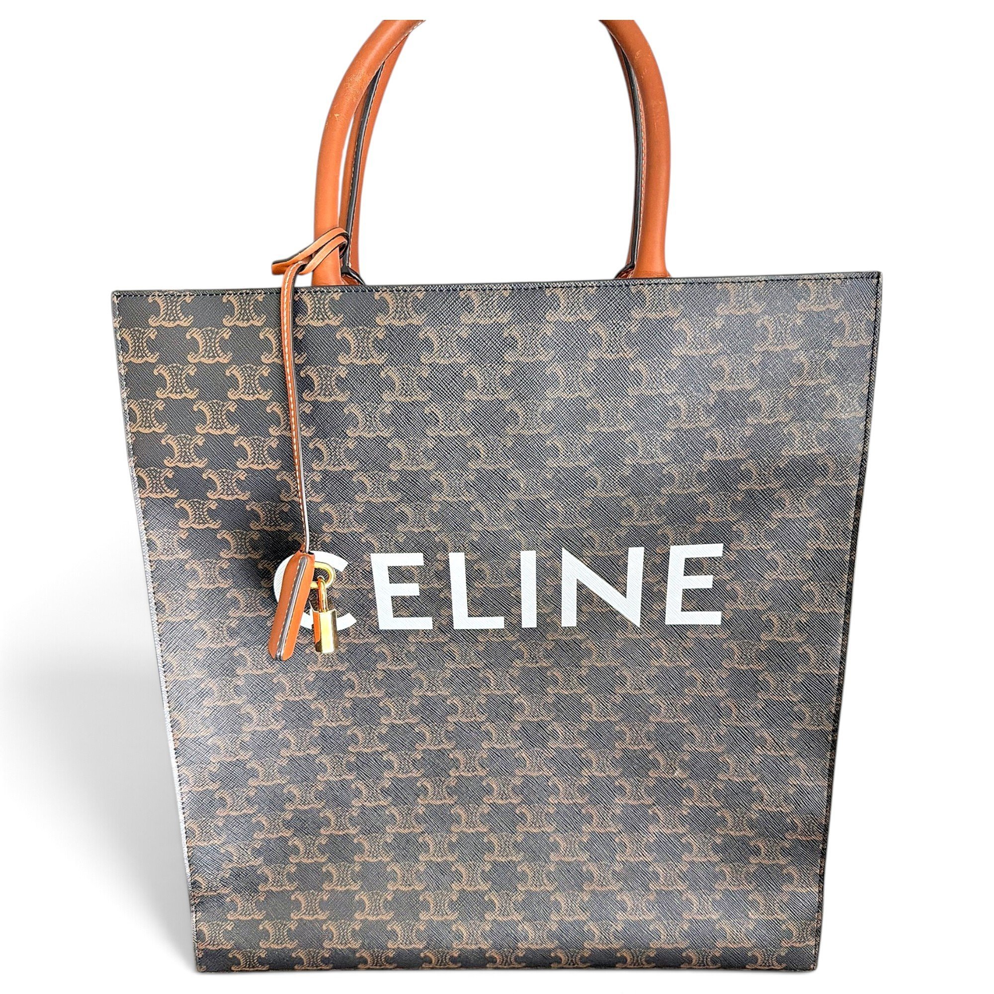 Cabas leather tote