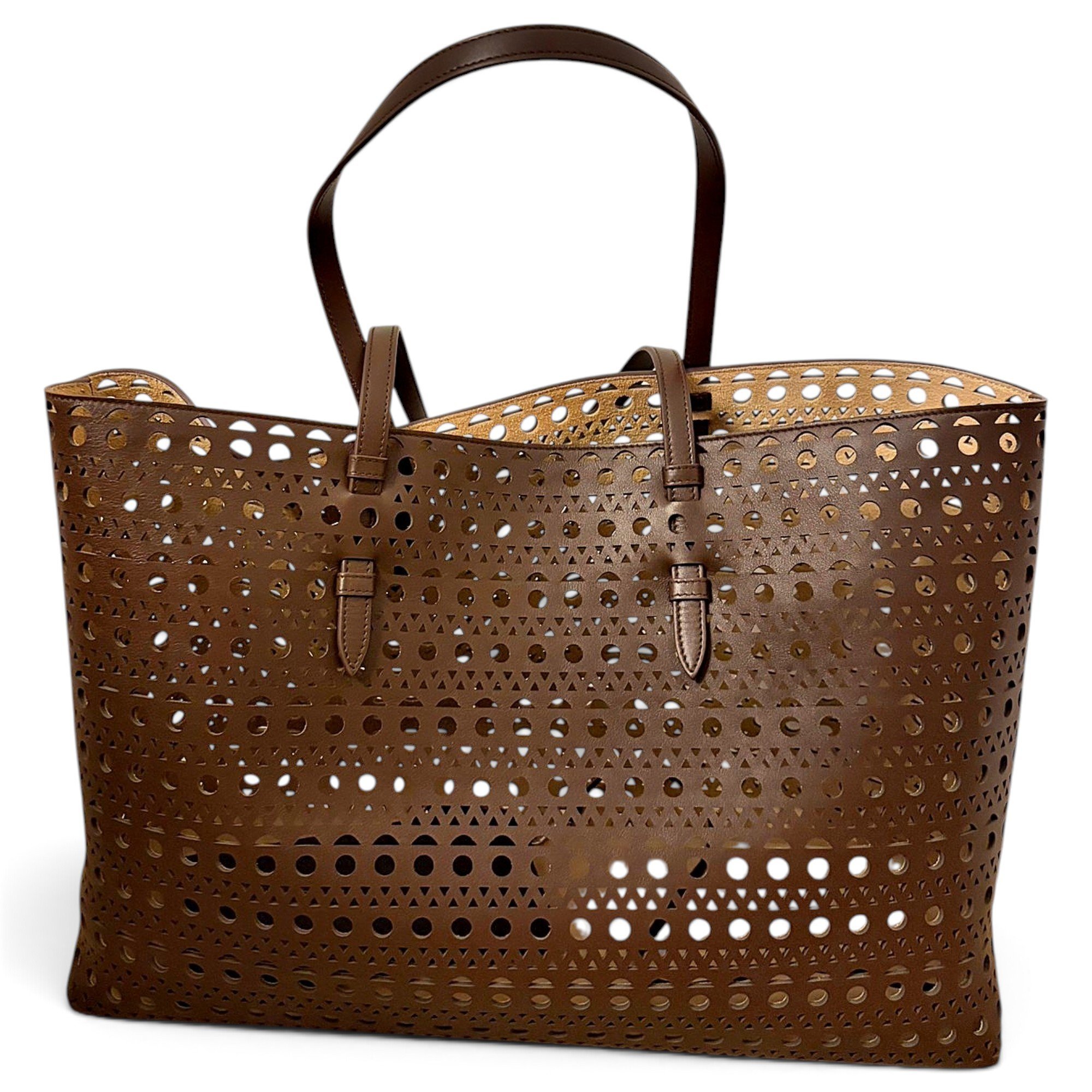 Alaia Mina leather tote