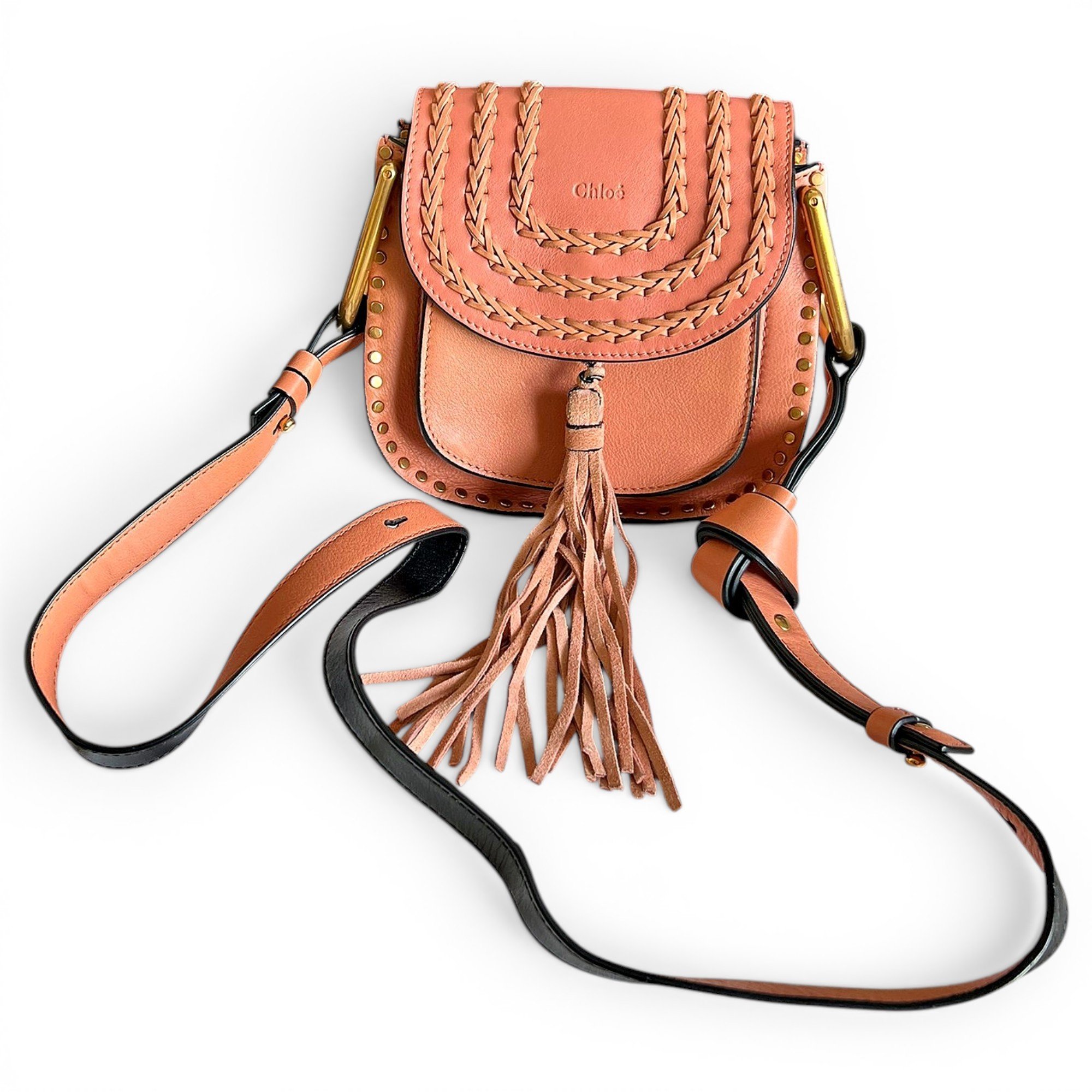 Hudson leather crossbody bag