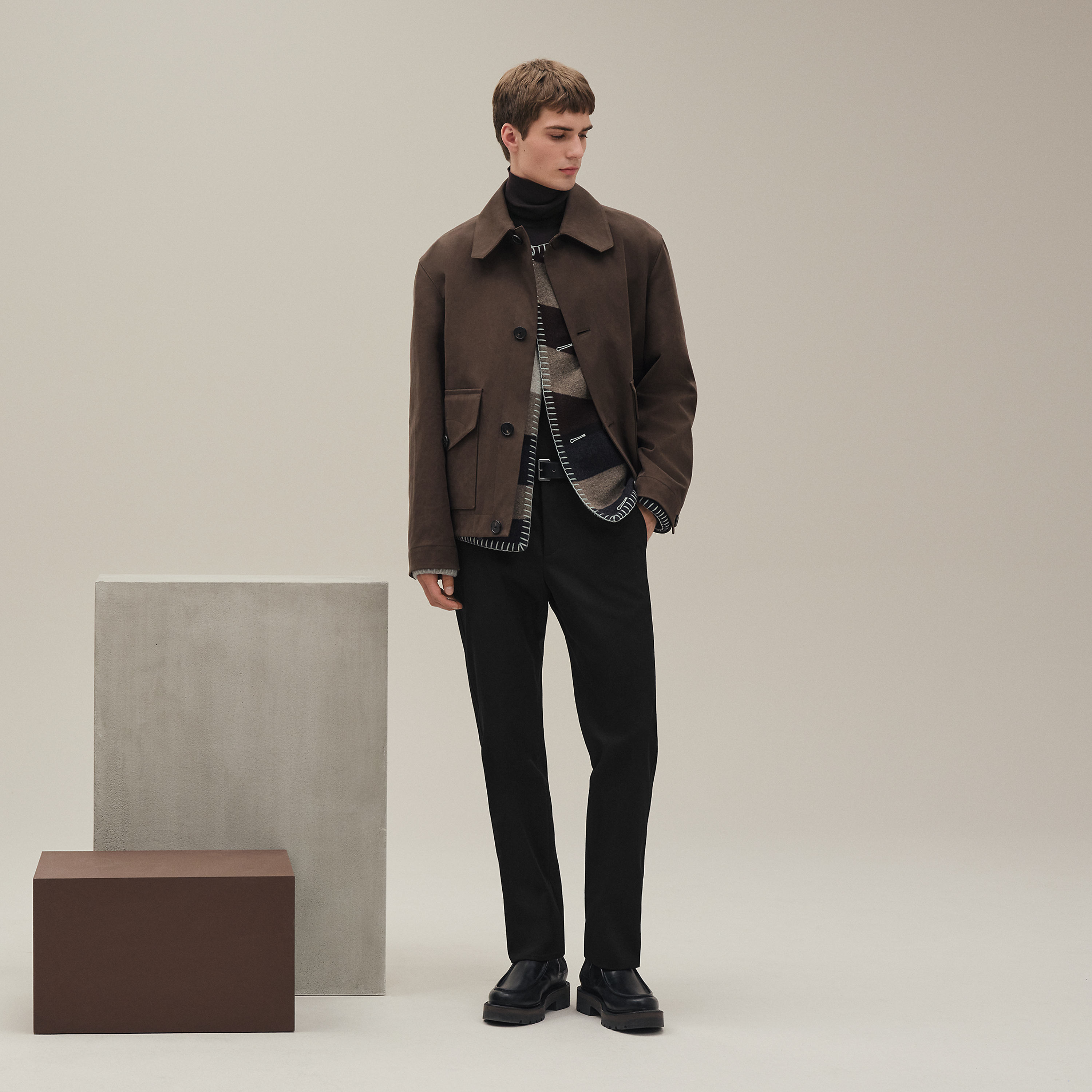 Straight cut jacket