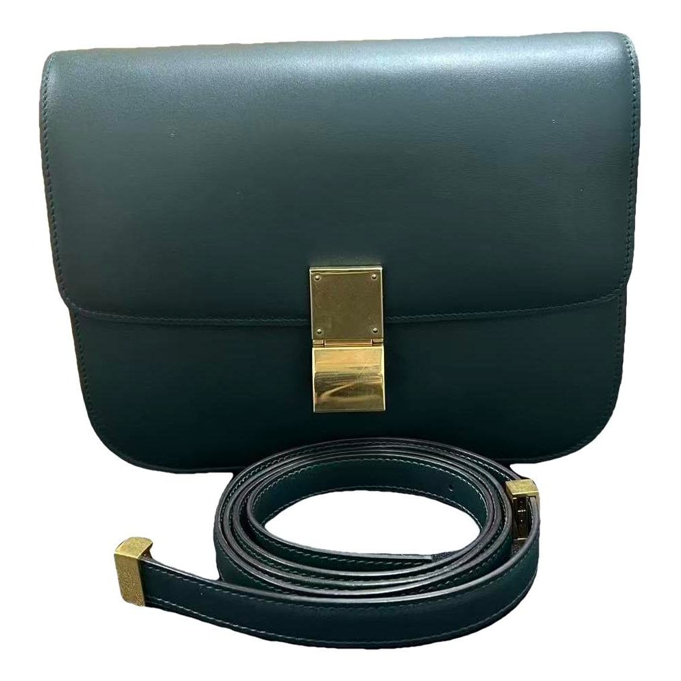 Classic leather crossbody bag