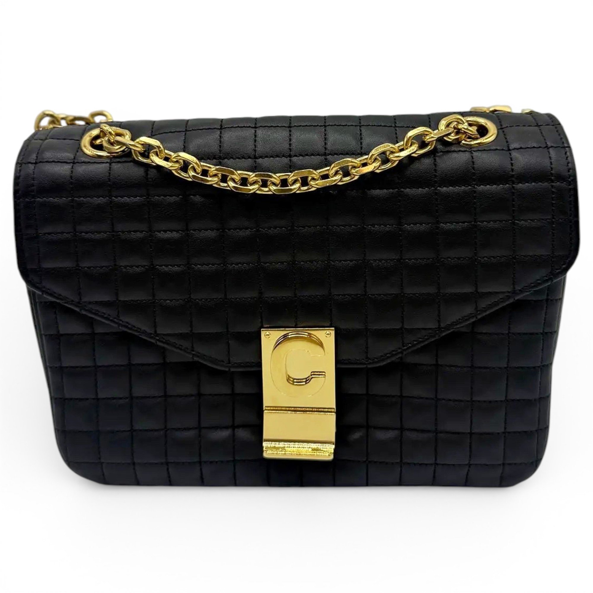 C bag leather handbag