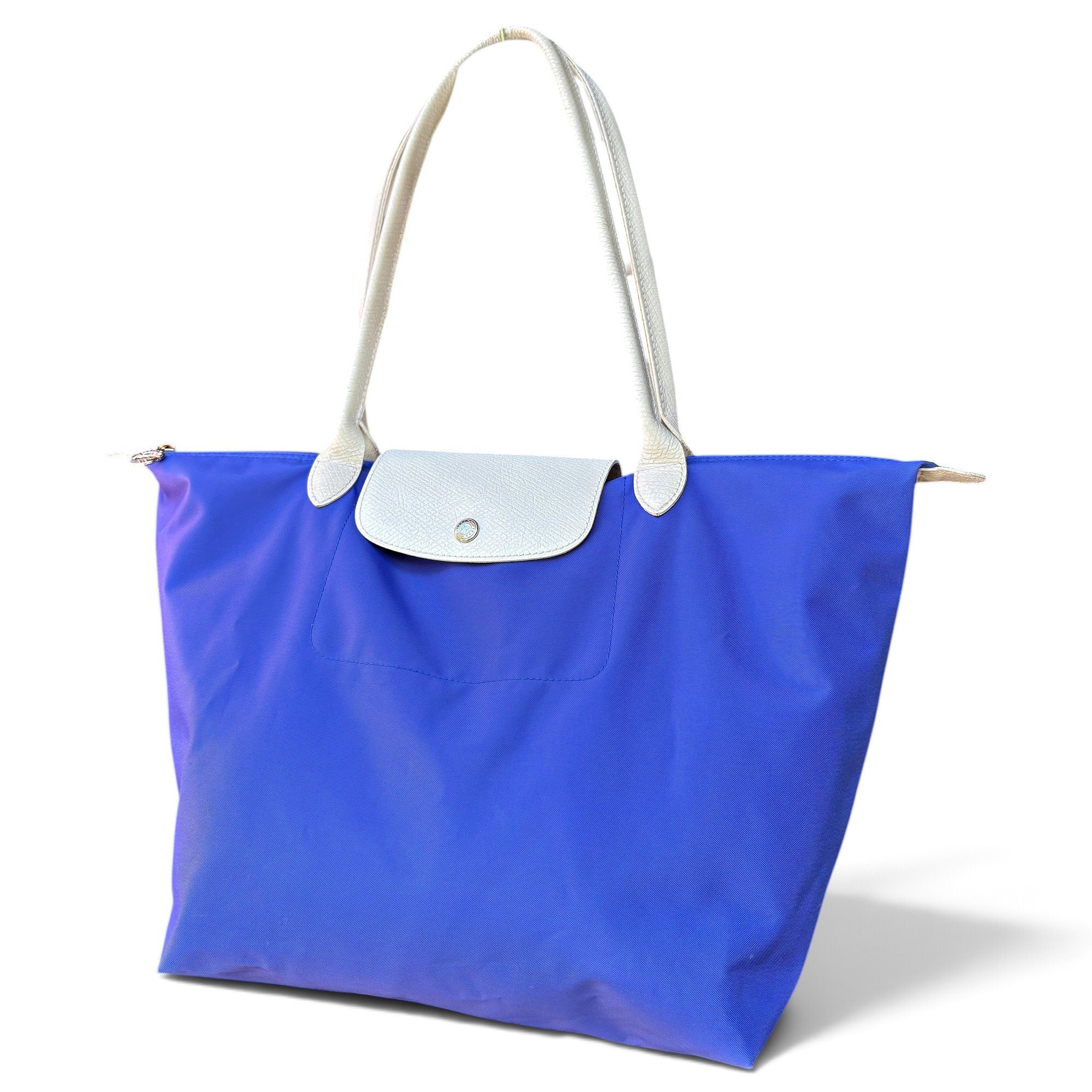 Longchamp Pliage leather tote