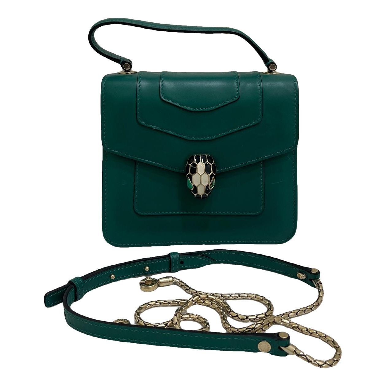 Serpenti leather crossbody bag