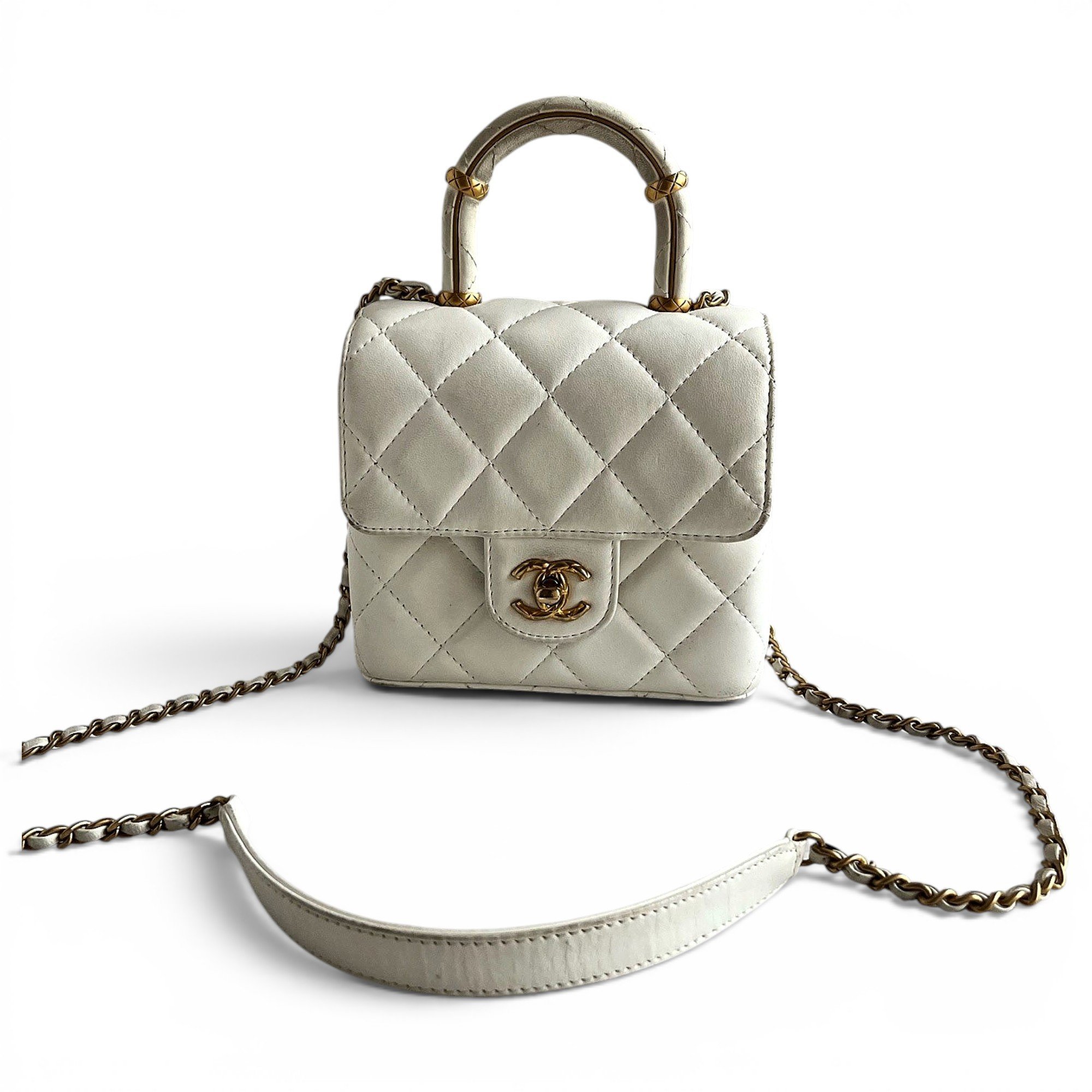Coco Handle leather handbag