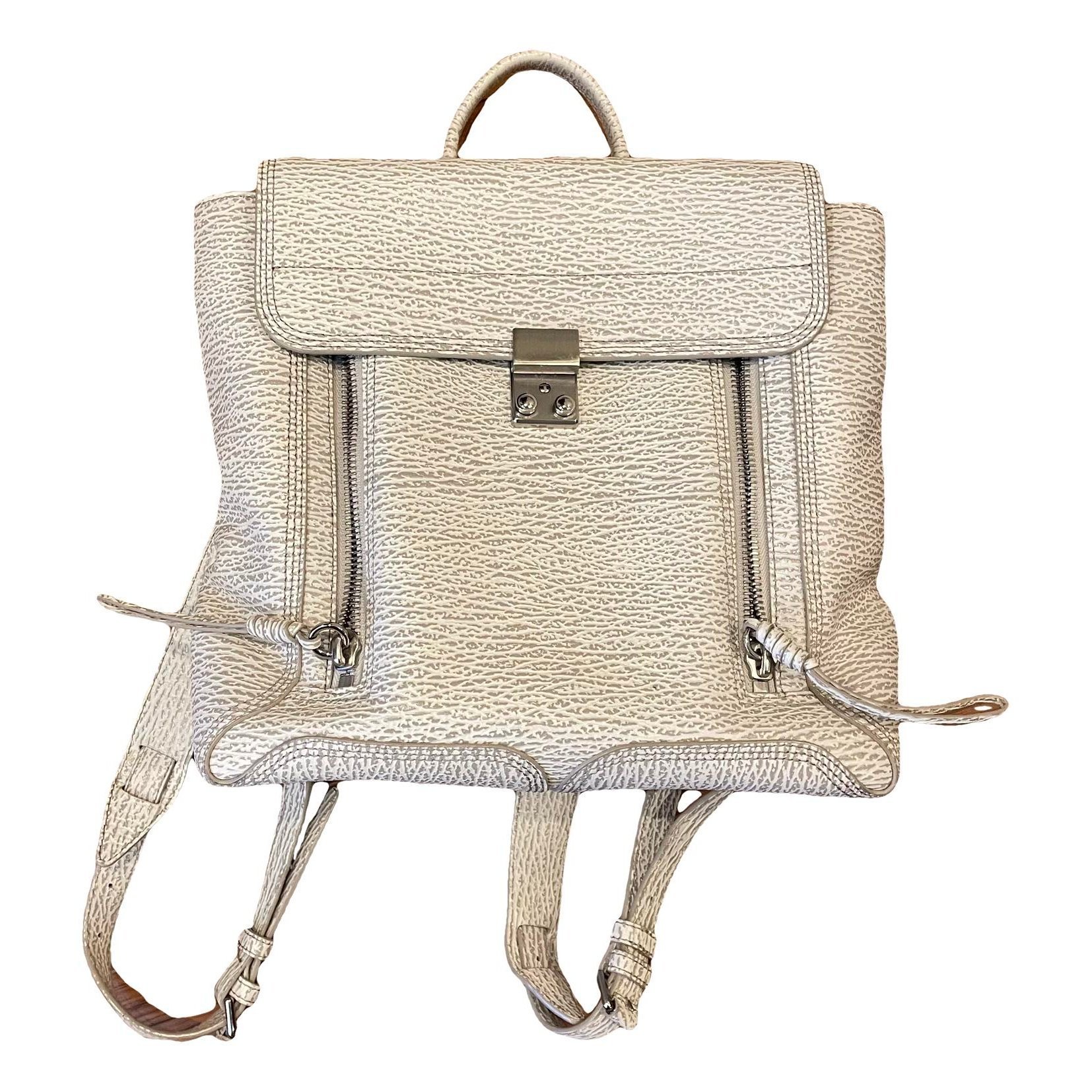 Leather backpack