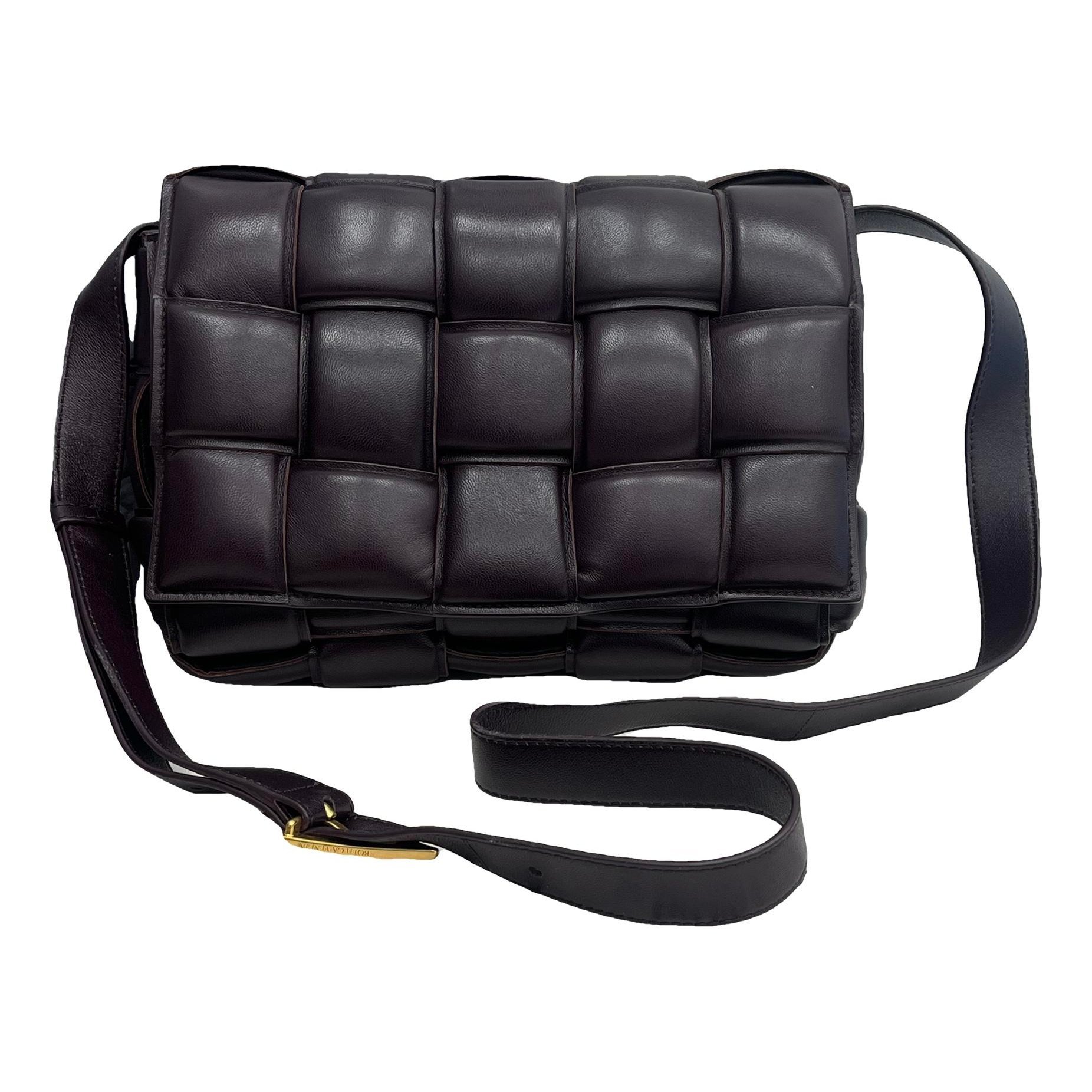 Cassette Padded leather crossbody bag