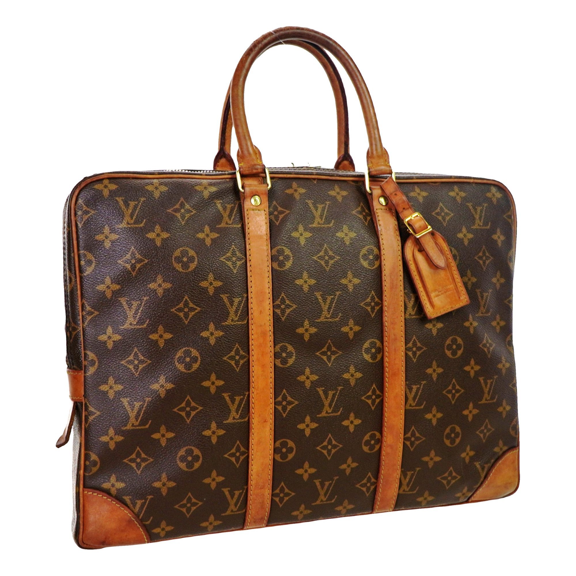 Porte Documents Voyage leather satchel