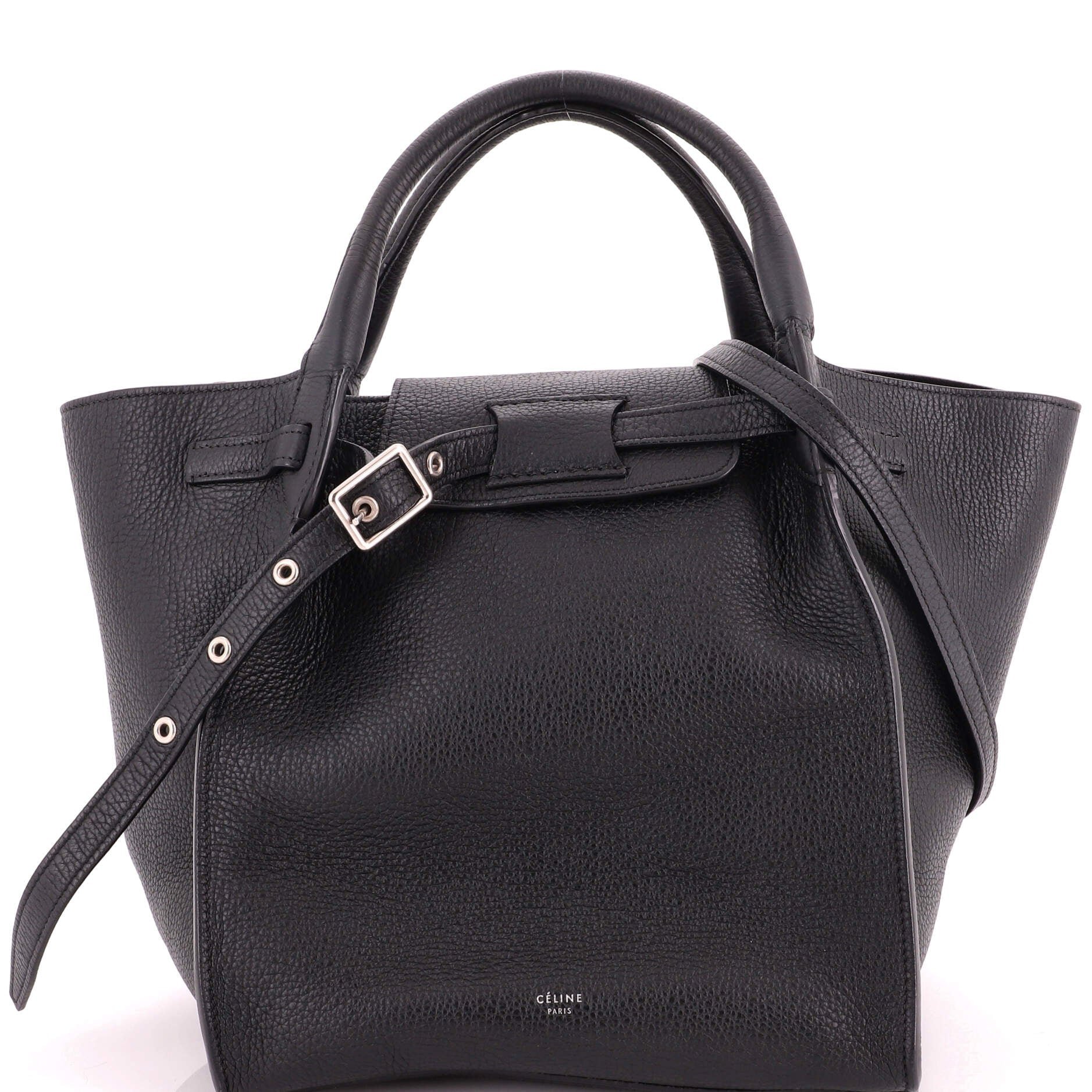 Big Bag Grained Calfskin Small
