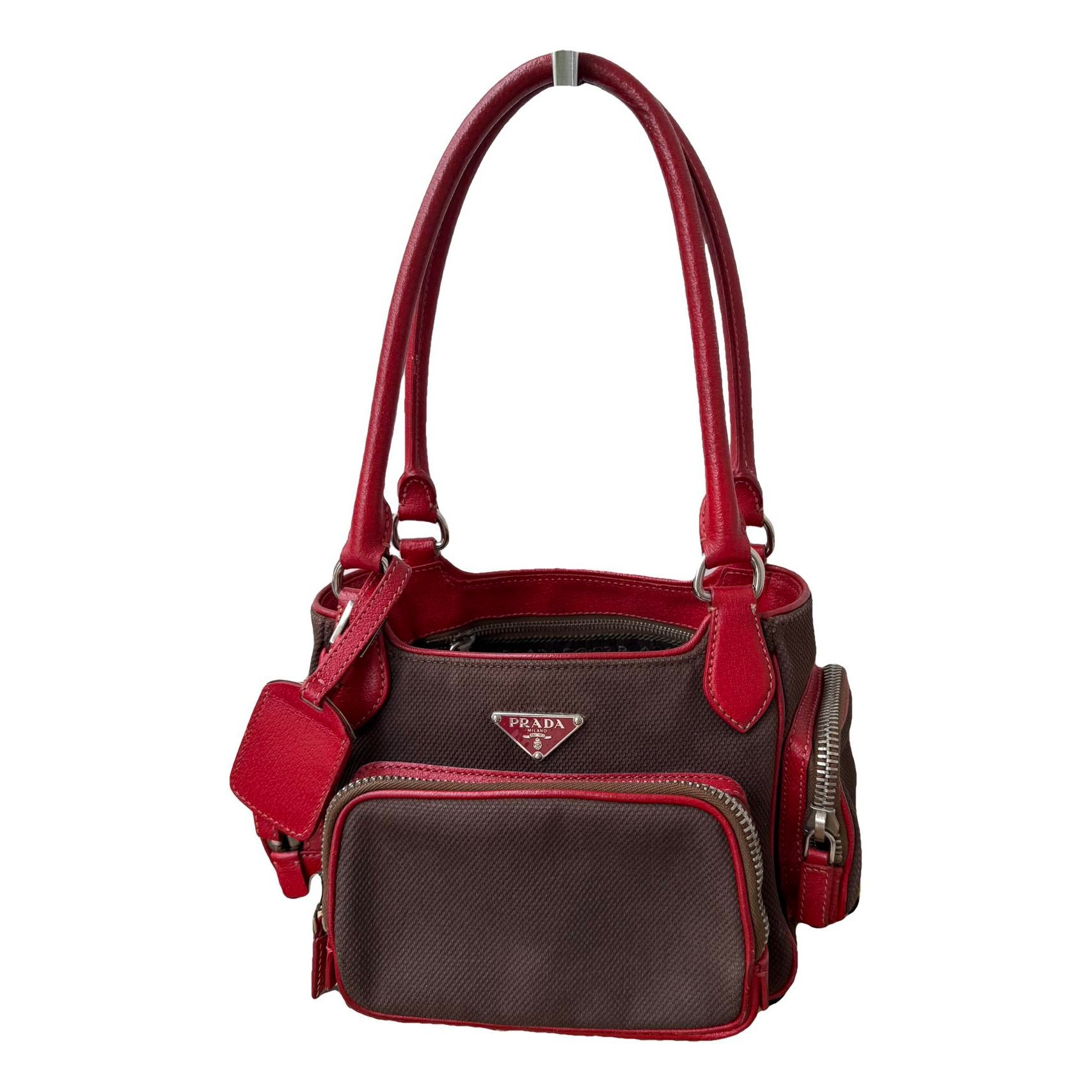 Cargo leather mini bag