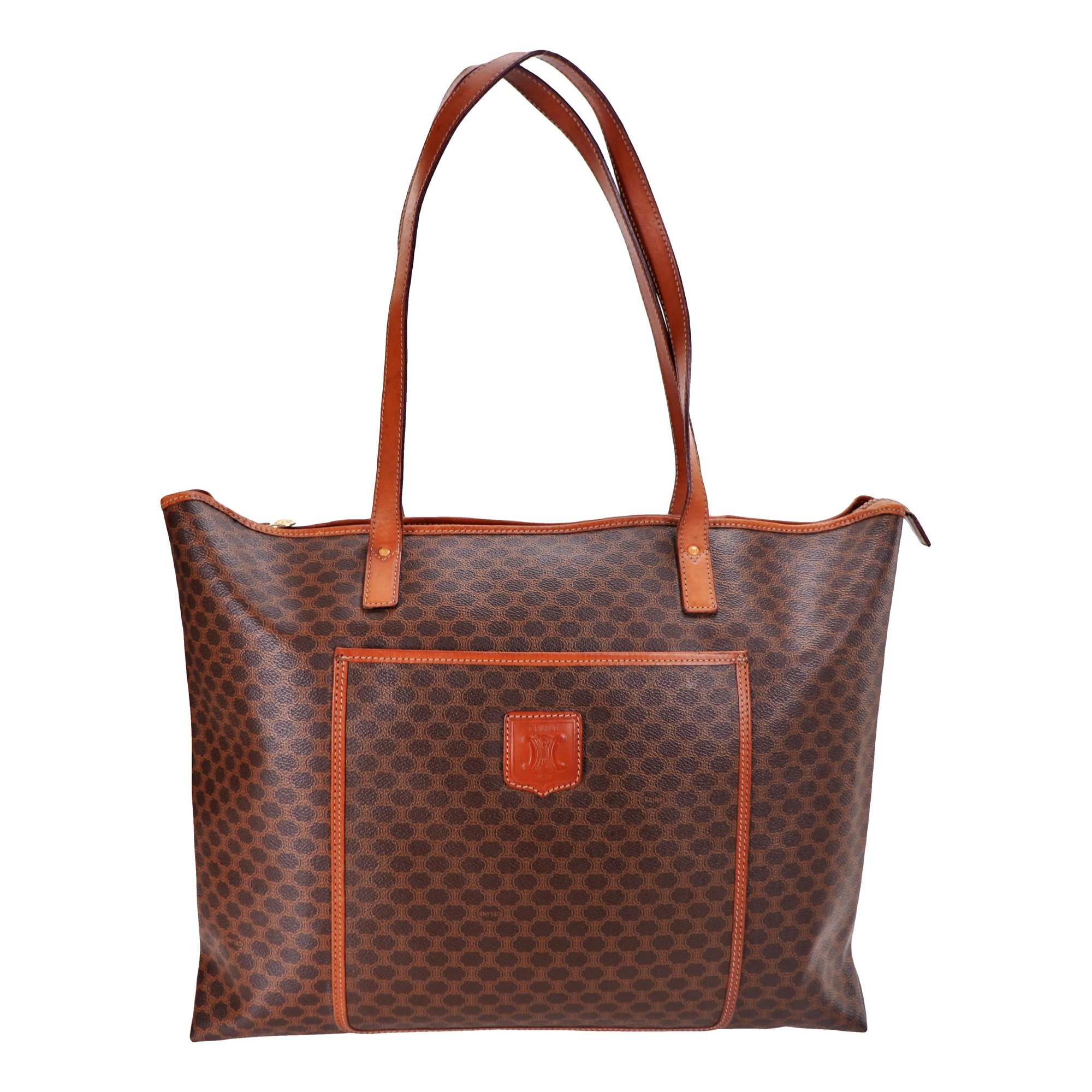 Triomphe leather handbag