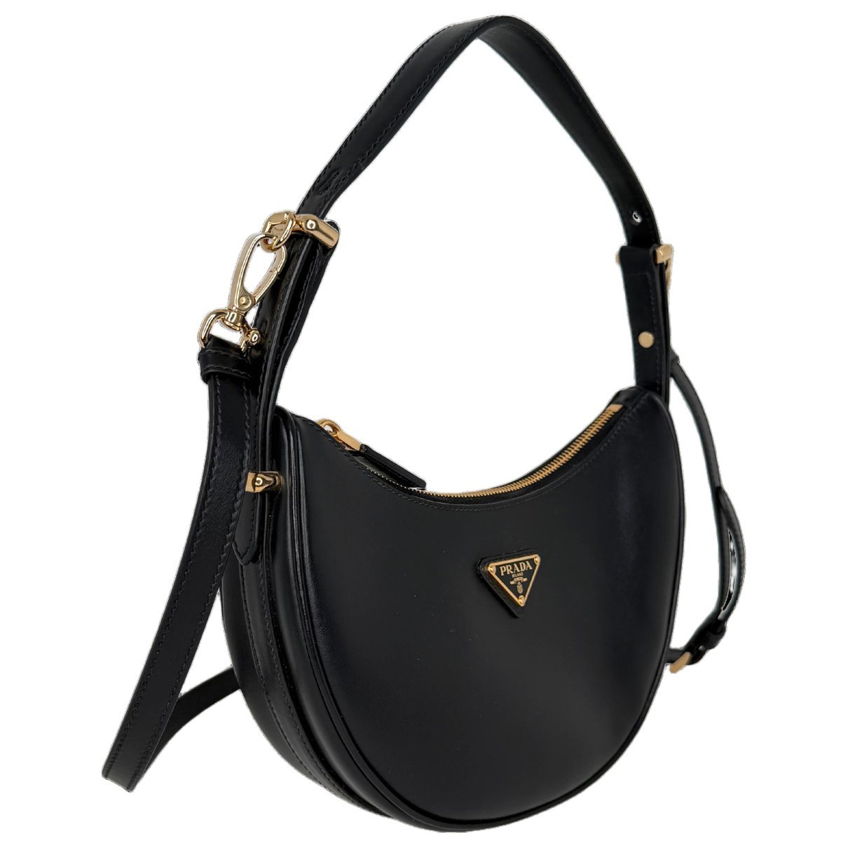Arqué leather handbag