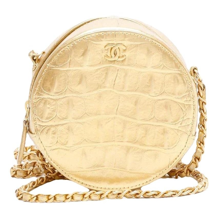 Trendy CC leather handbag
