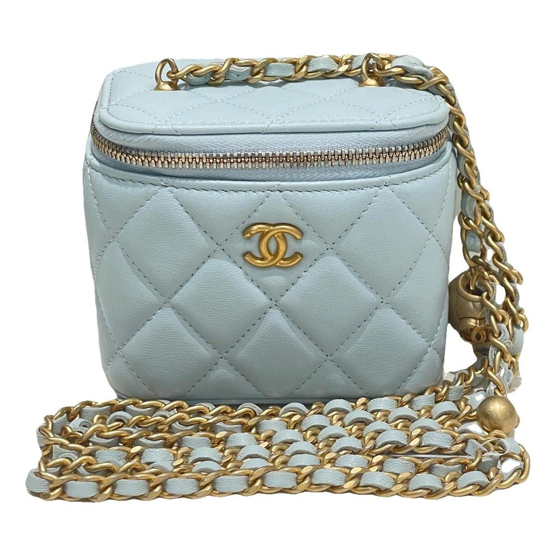 Trendy CC Vanity leather handbag