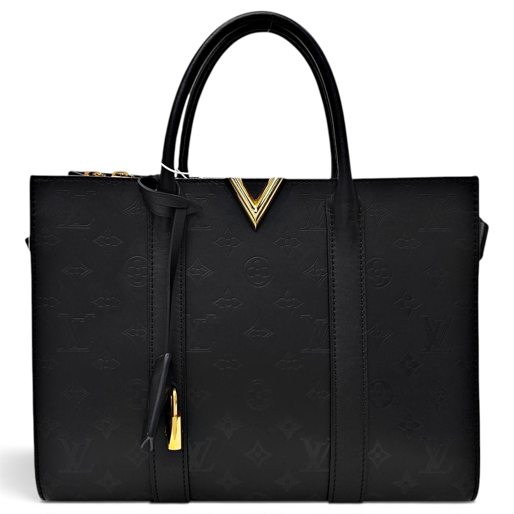 One Handle very leather handbag