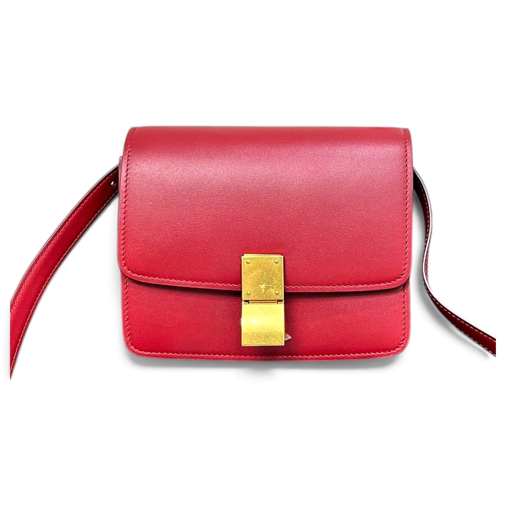 Classic leather crossbody bag