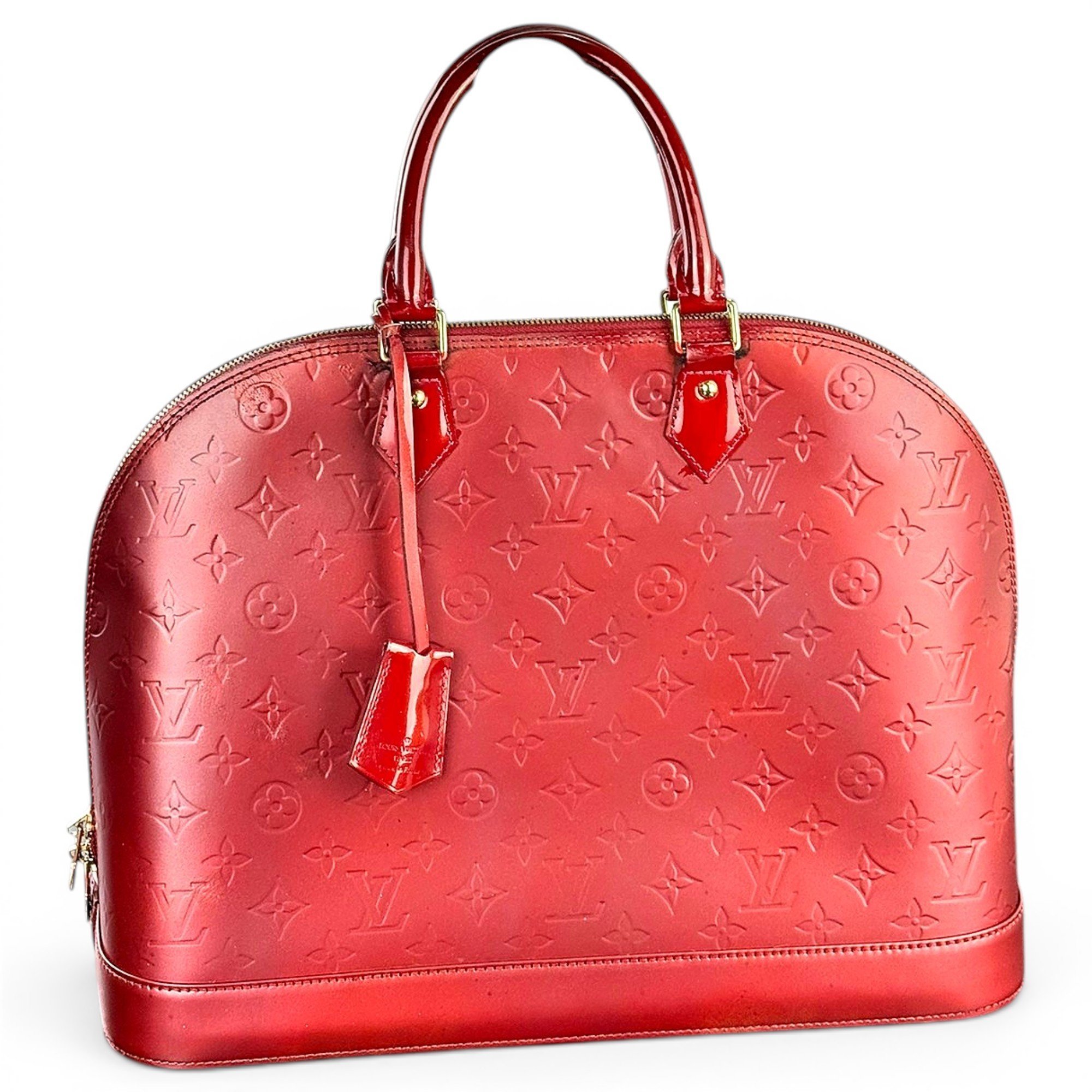 Alma patent leather handbag
