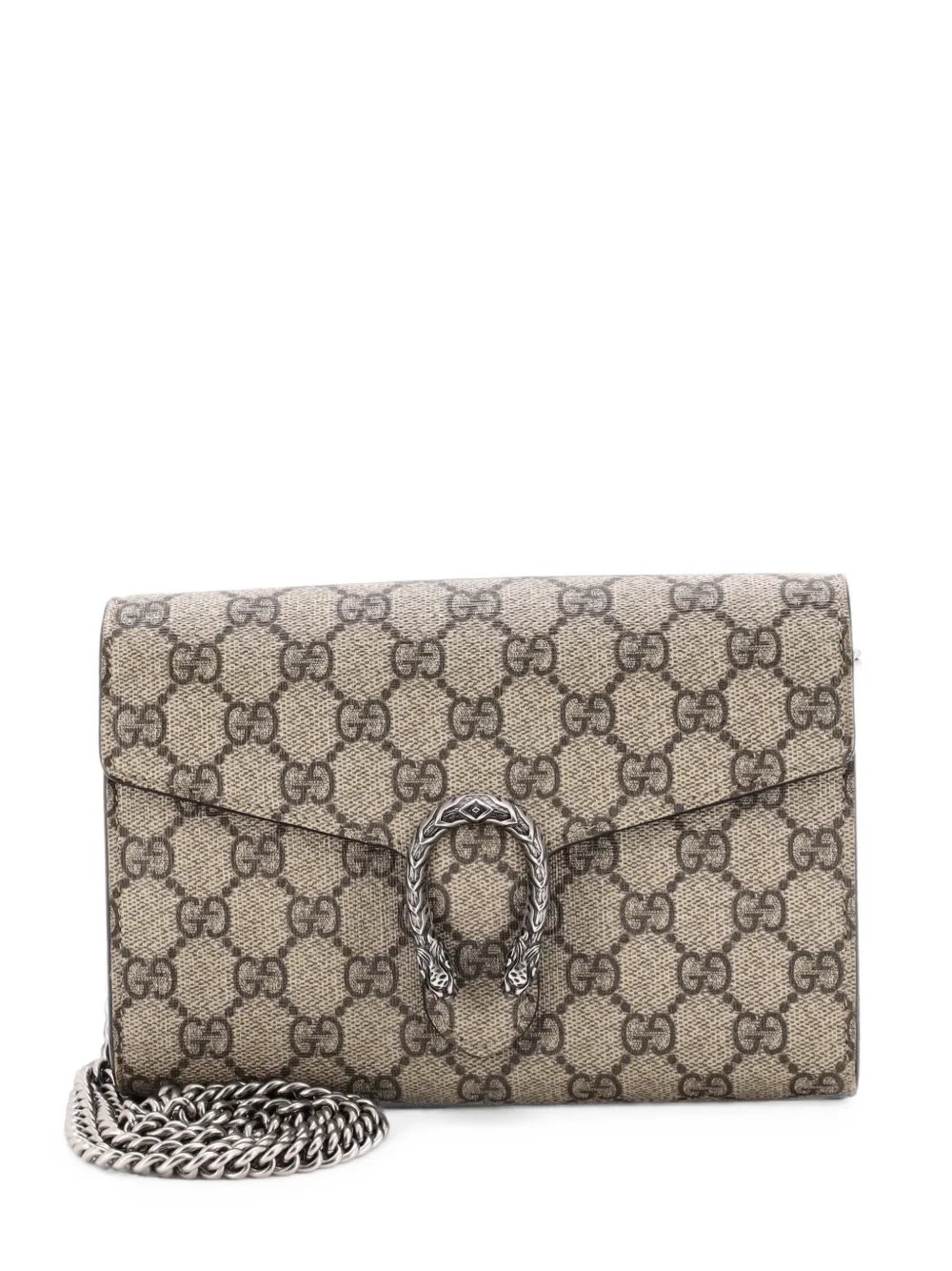 Dionysus Chain Wallet GG Coated Canvas Small crossbody bag