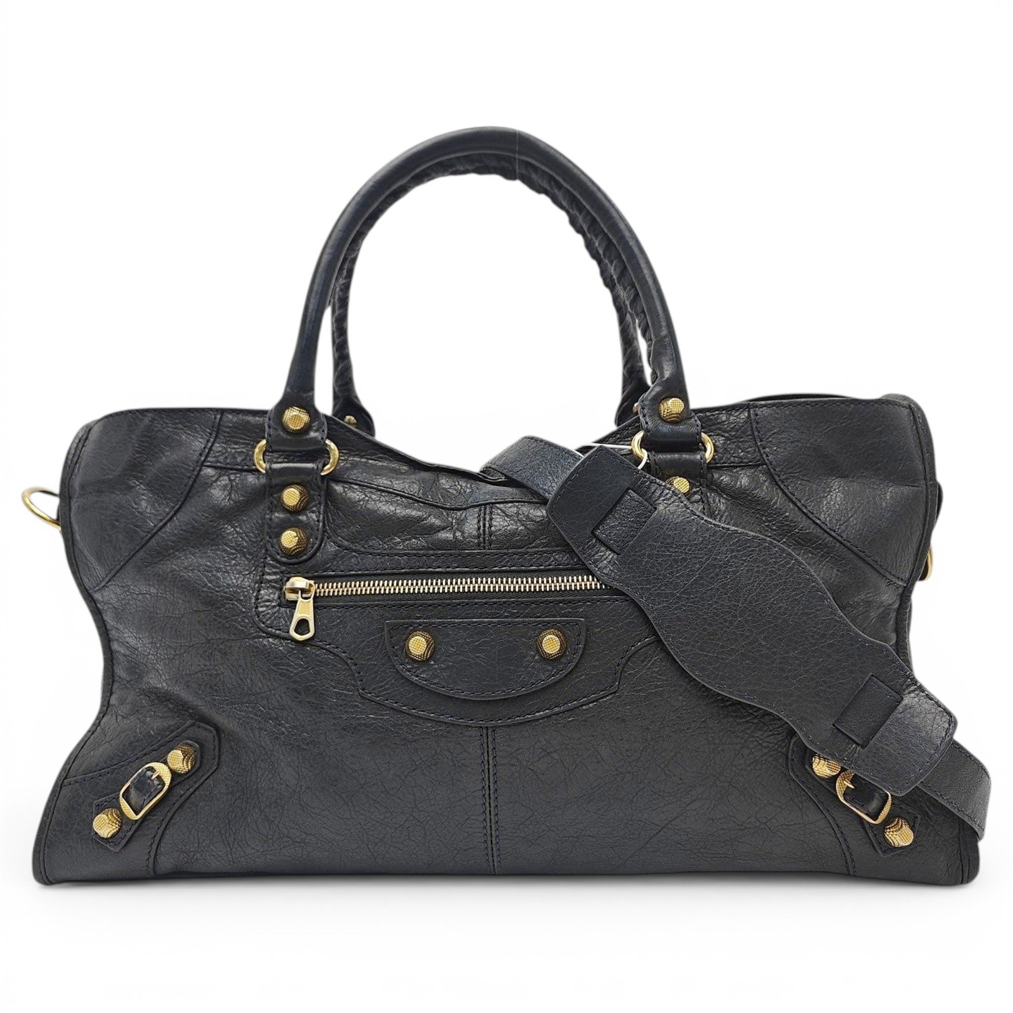 Leather handbag