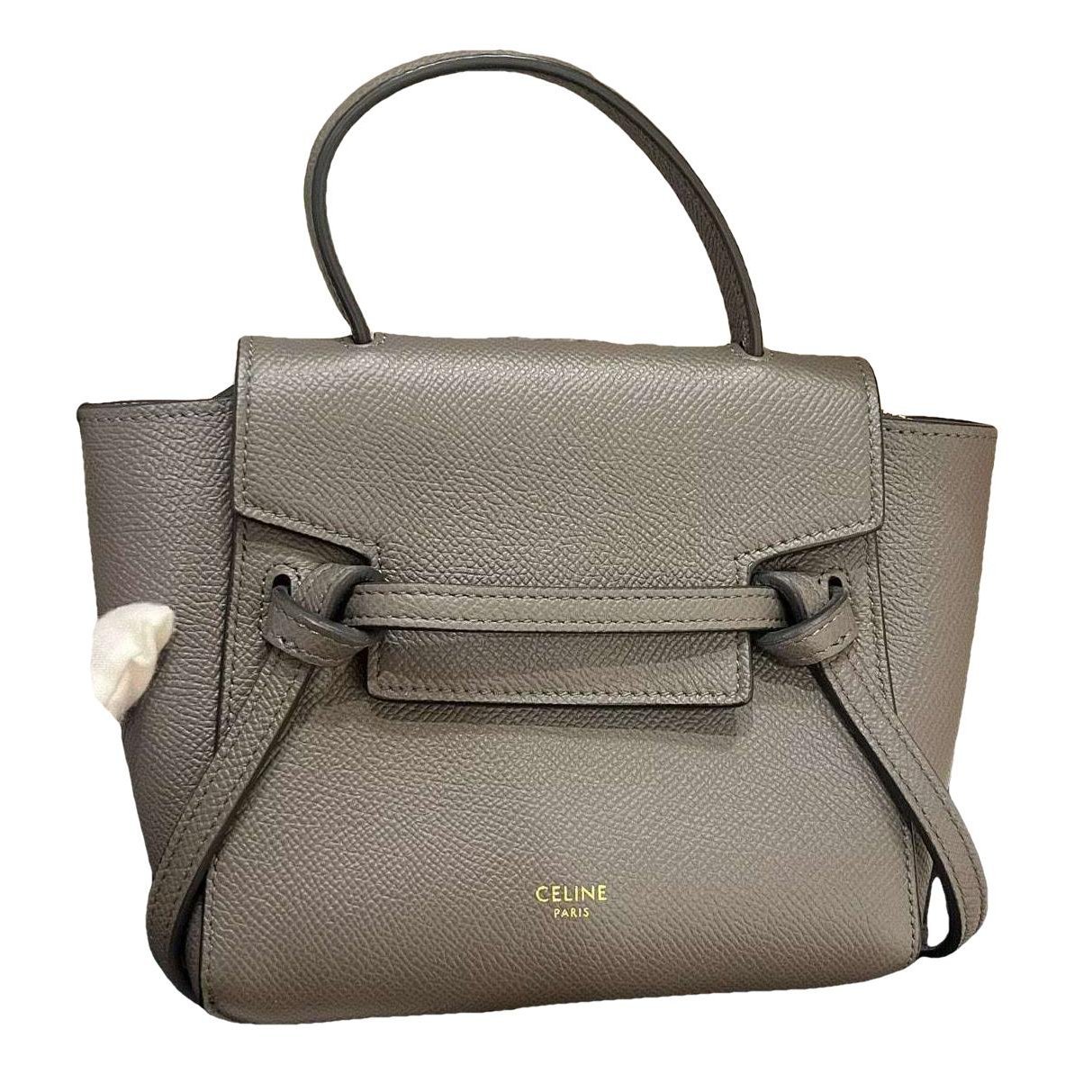 Belt leather handbag