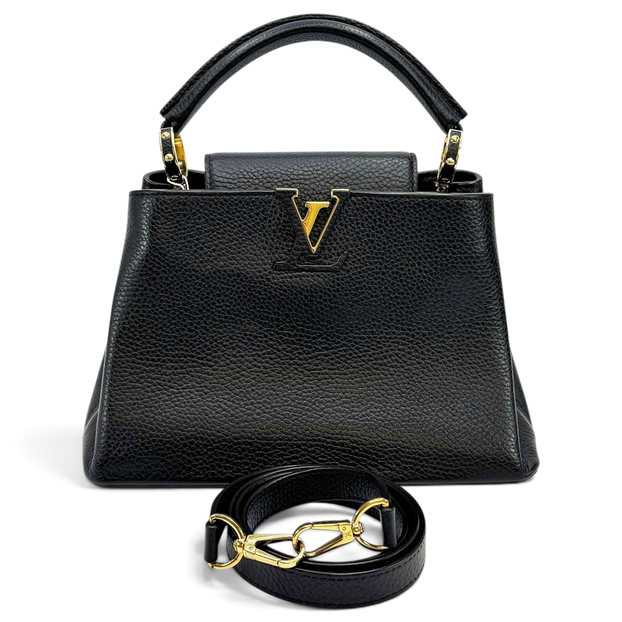 Capucines leather handbag