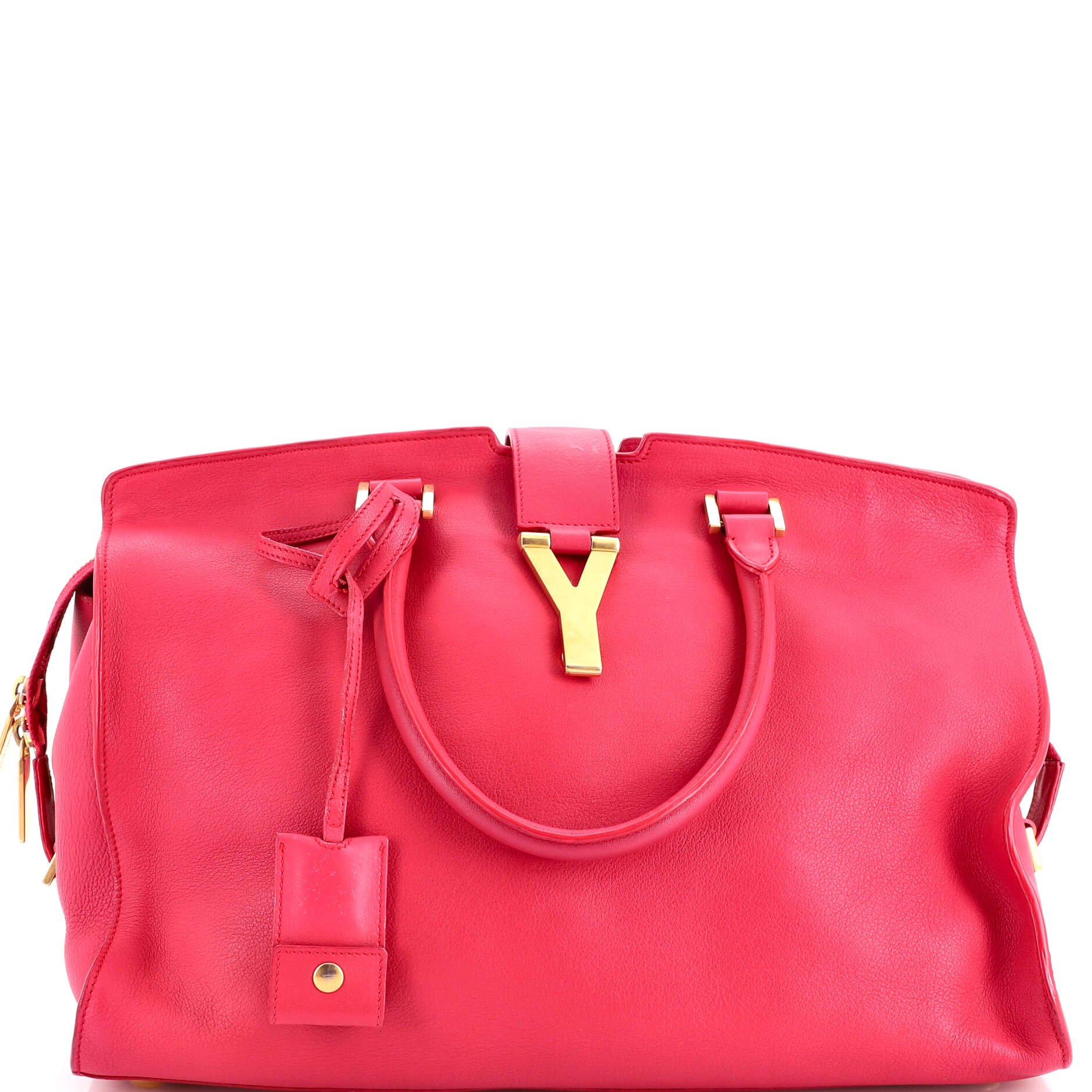 Classic Y Cabas Leather Medium