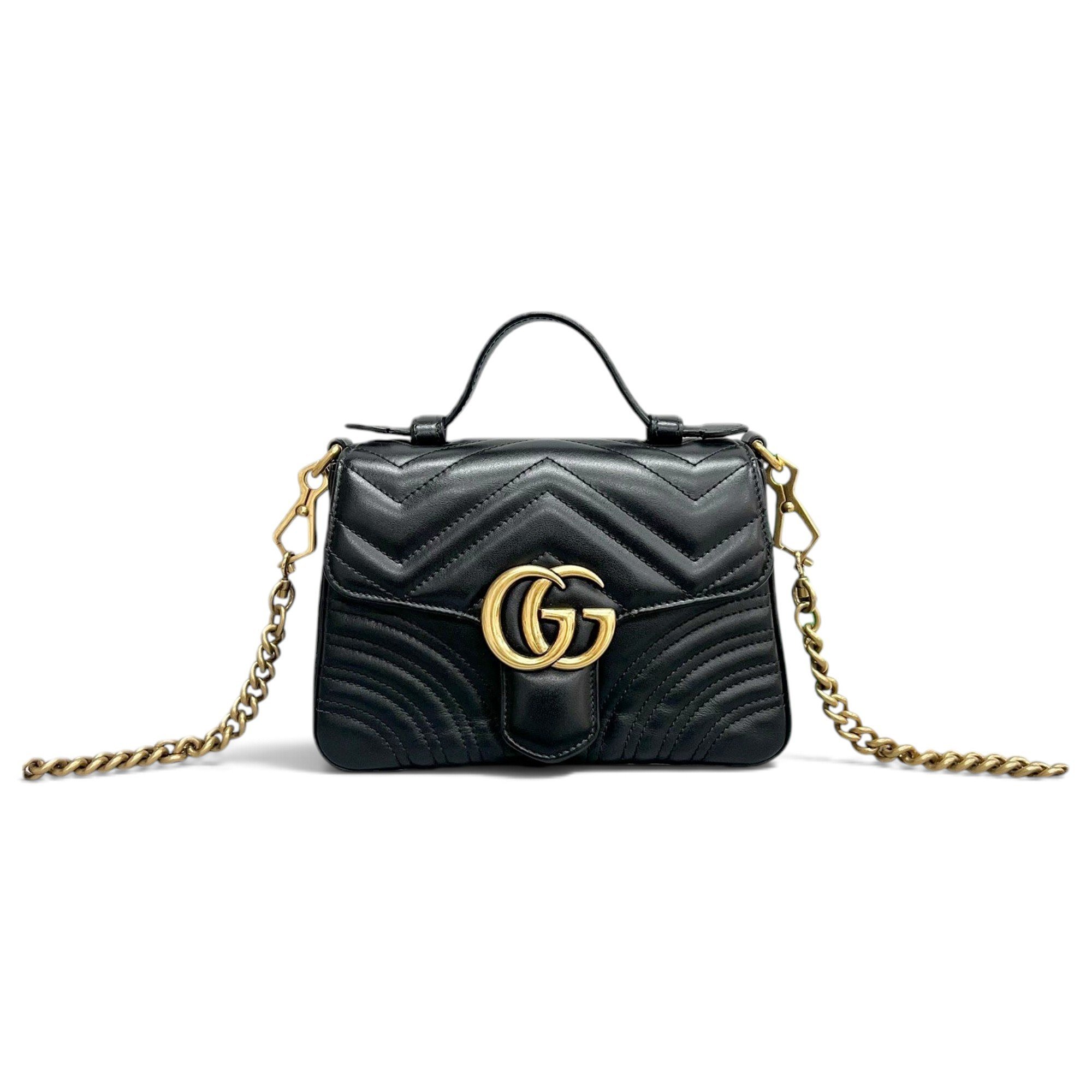 GG Marmont Flap leather handbag