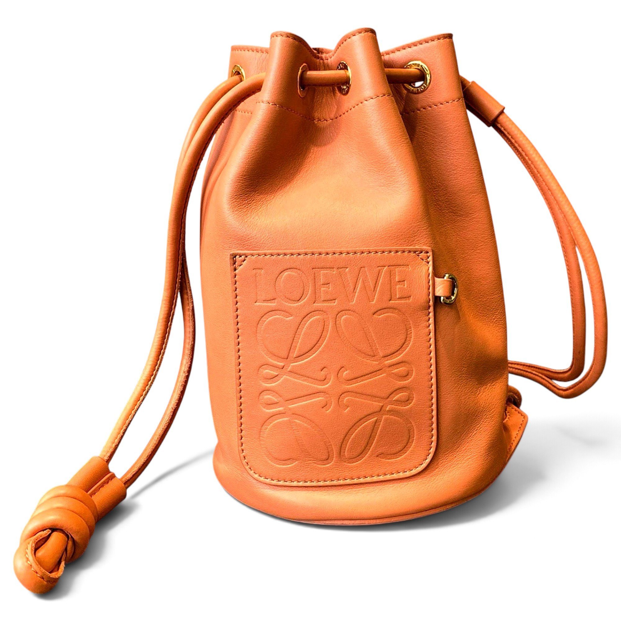 Gate Bucket leather crossbody bag