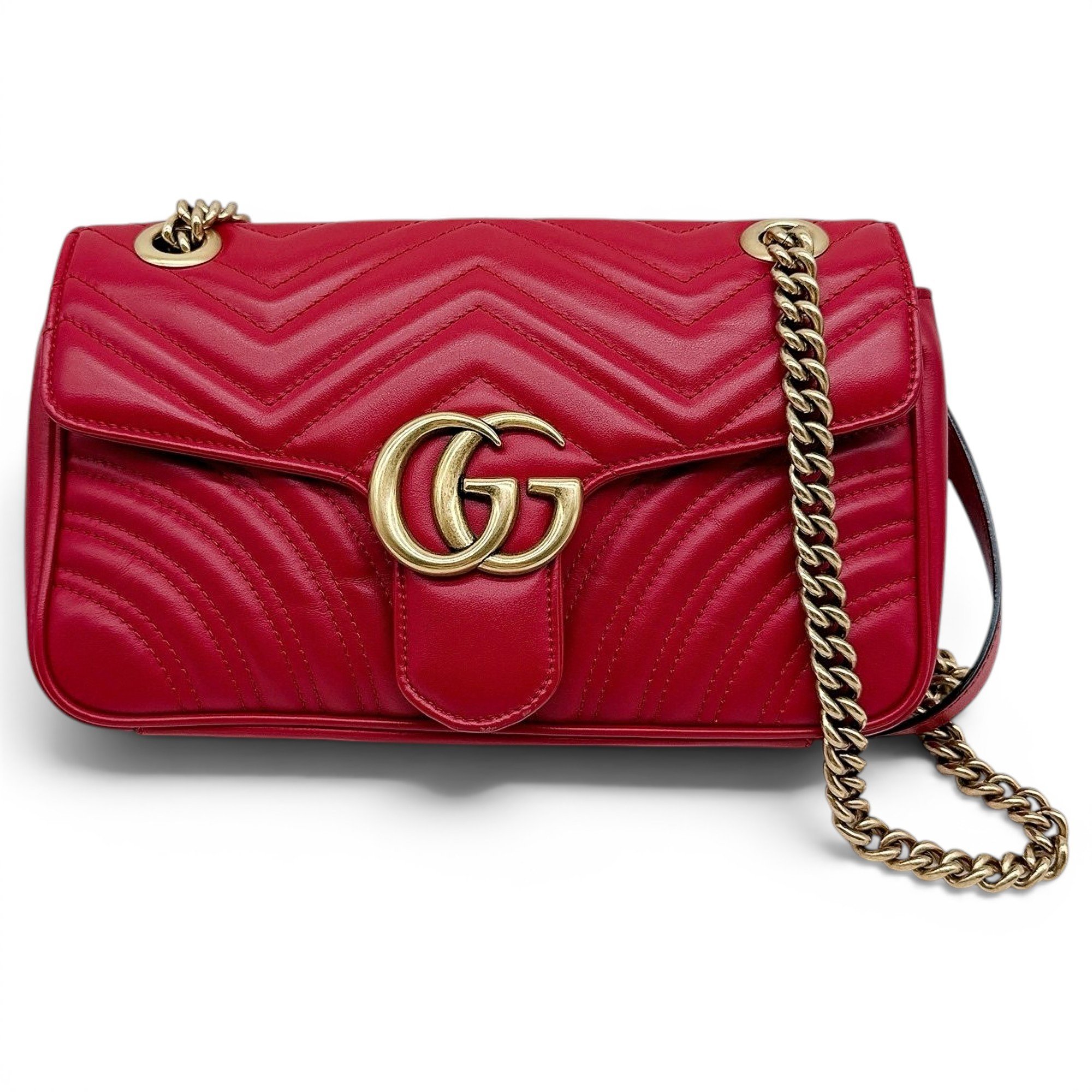 GG Marmont Flap leather handbag