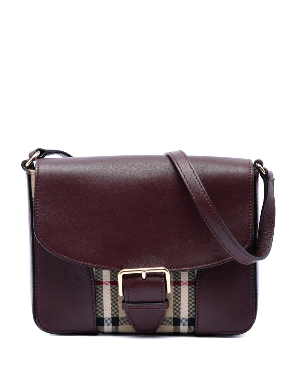 2000-2017 Small Haymarket Check Nylon and Leather Dickens crossbody bag