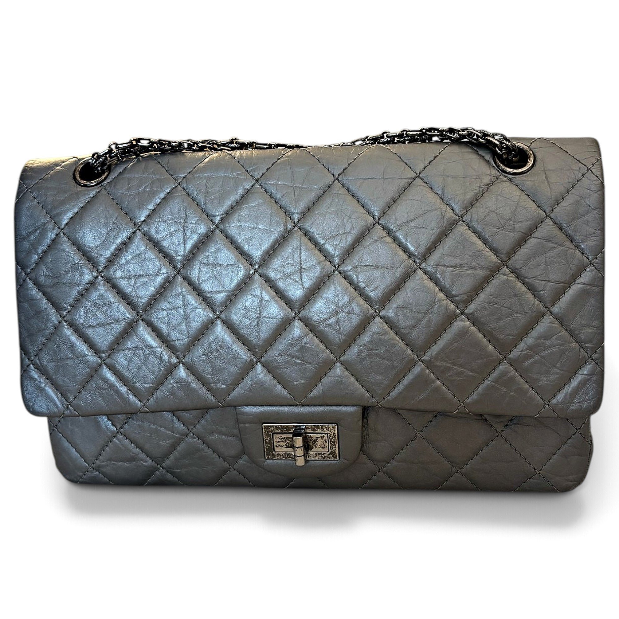 2.55 leather handbag