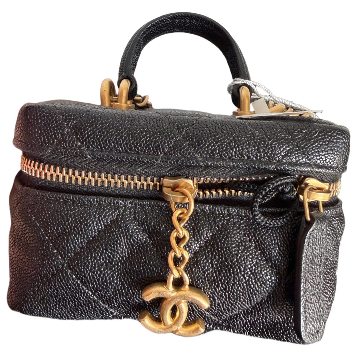 Trendy CC Vanity leather handbag