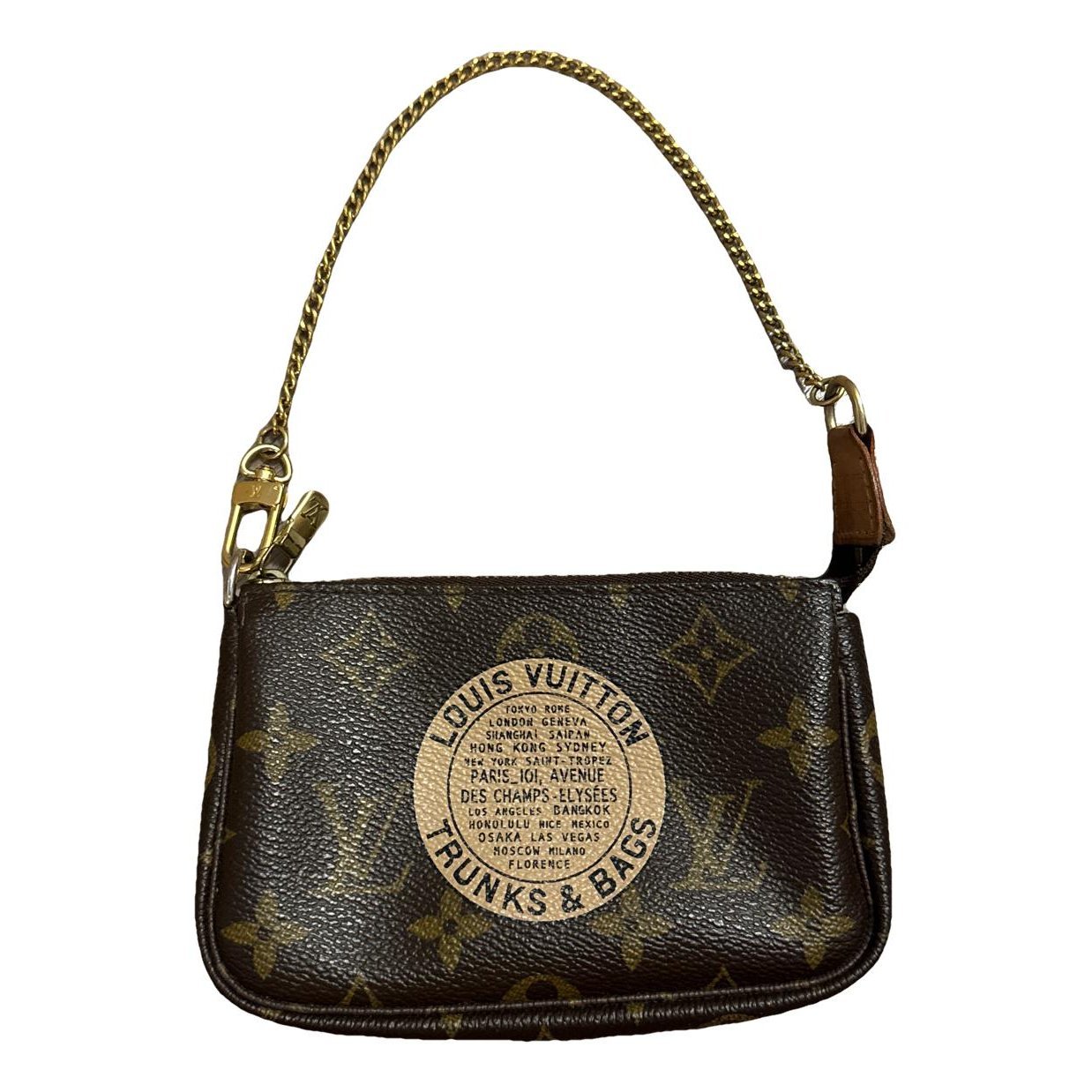 Pochette Accessoire leather handbag