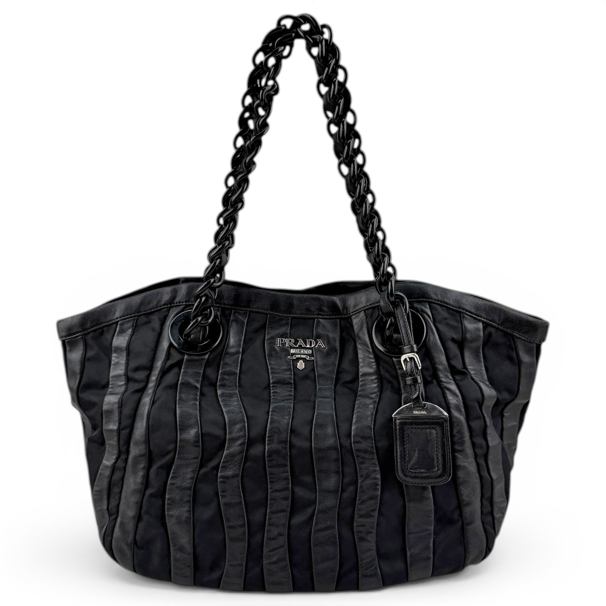 Leather tote