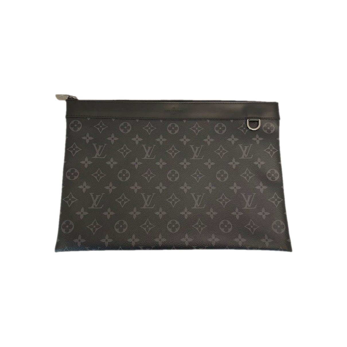 Leather clutch bag