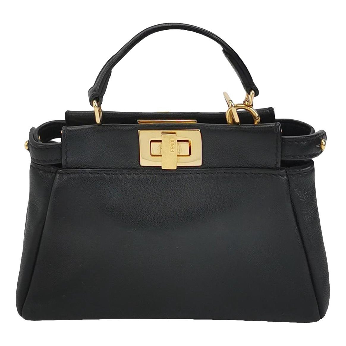 Peekaboo leather handbag