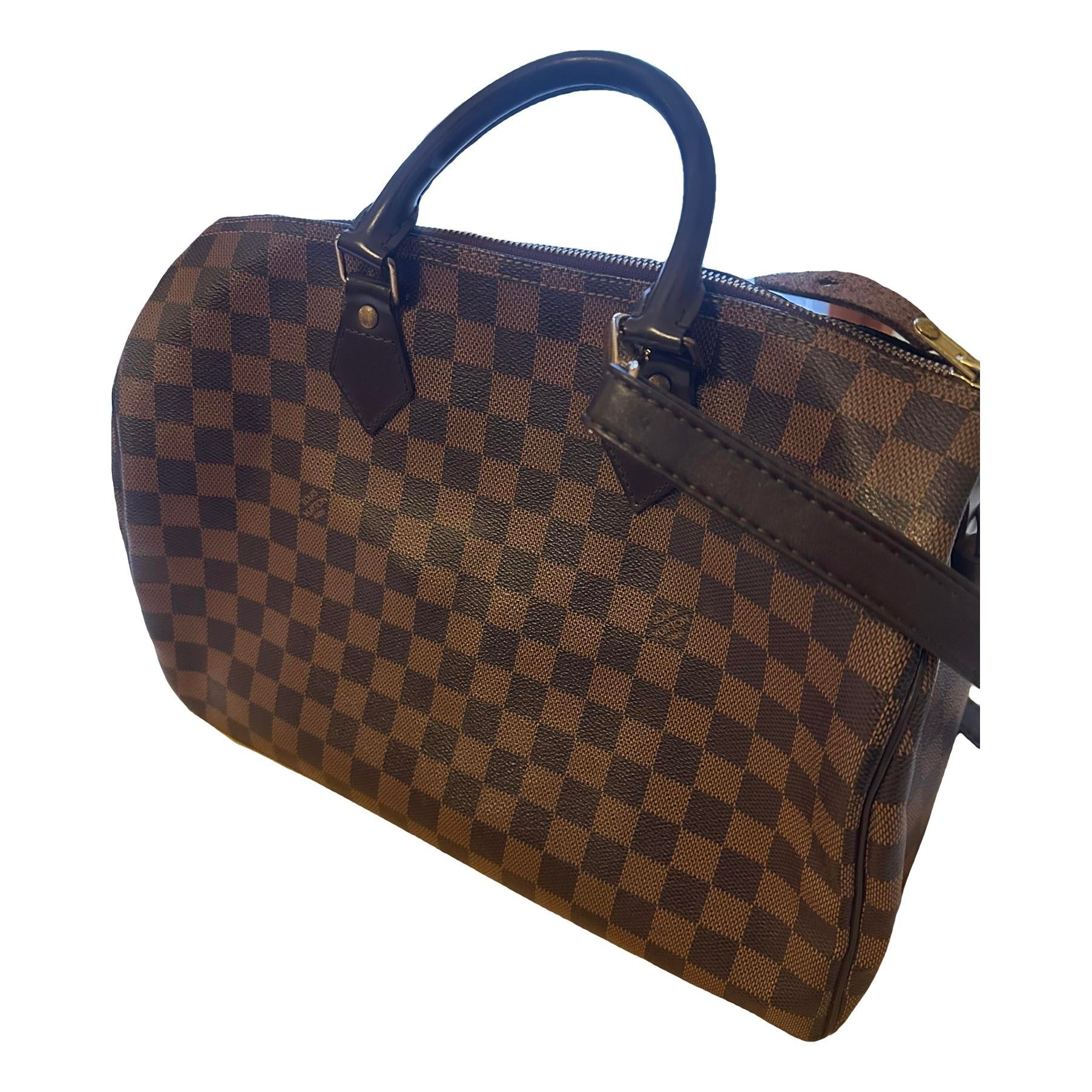 Speedy leather handbag