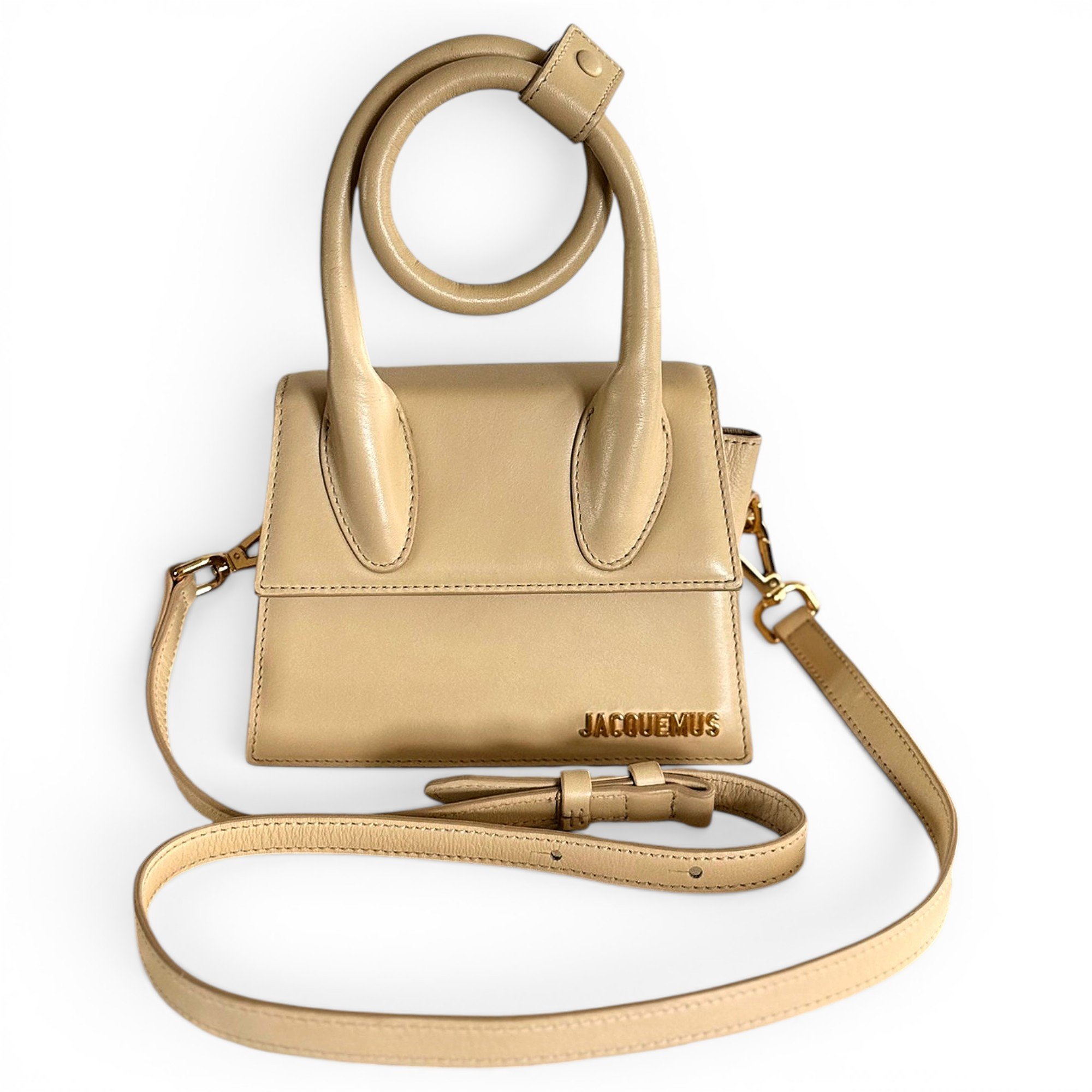 Jacquemus Le Chiquito Noeud leather handbag