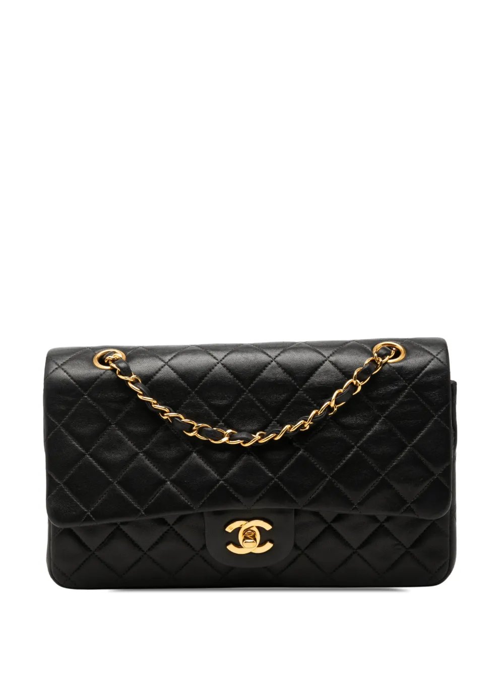 1996-1997 Medium Classic Lambskin Double Flap shoulder bag