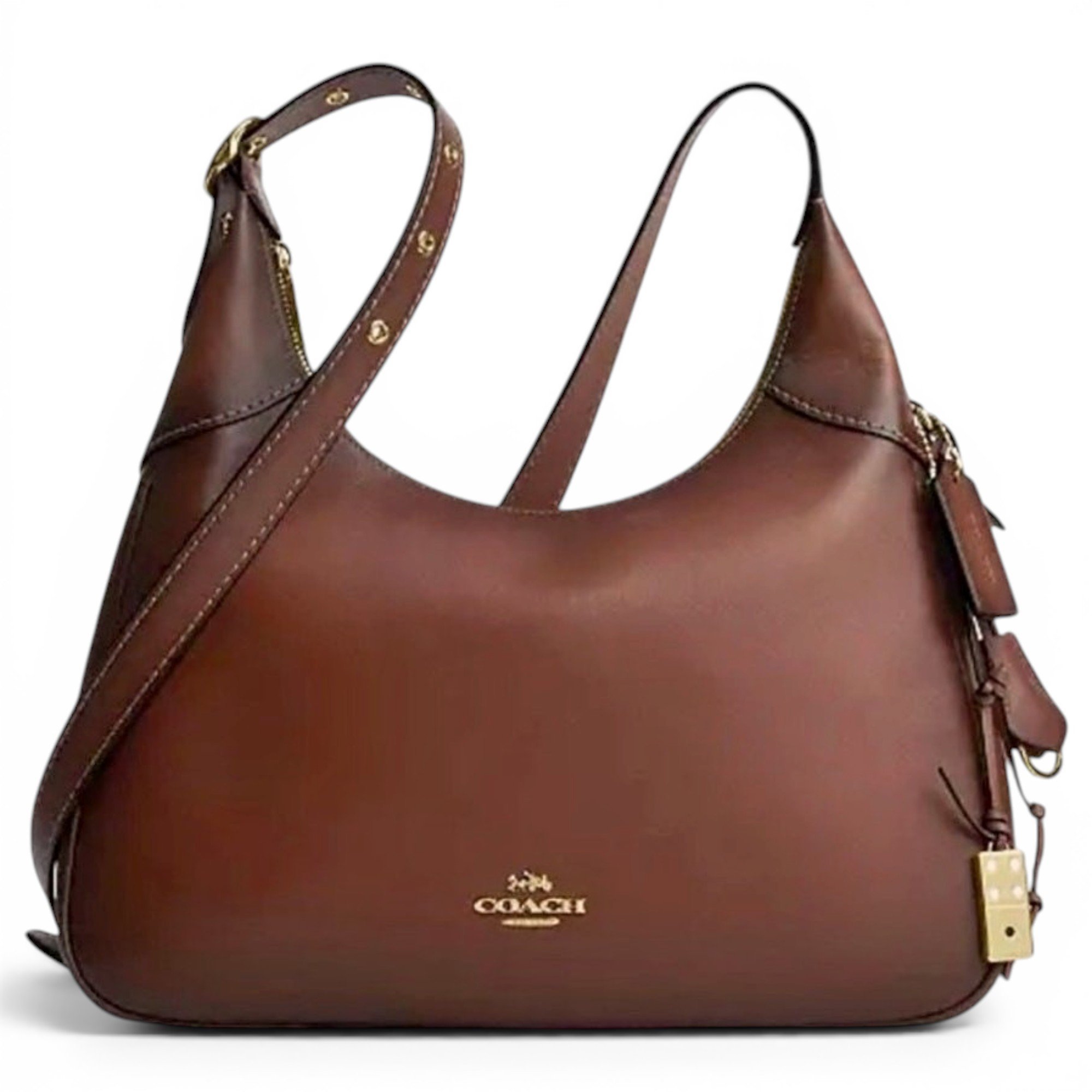 Leather handbag