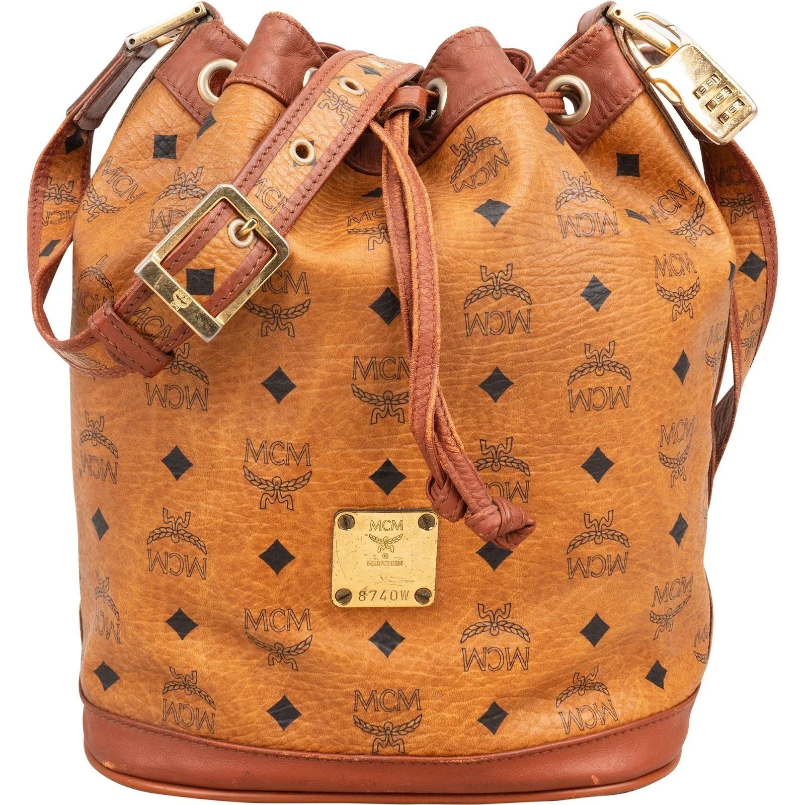 Heritage Drawstring leather handbag