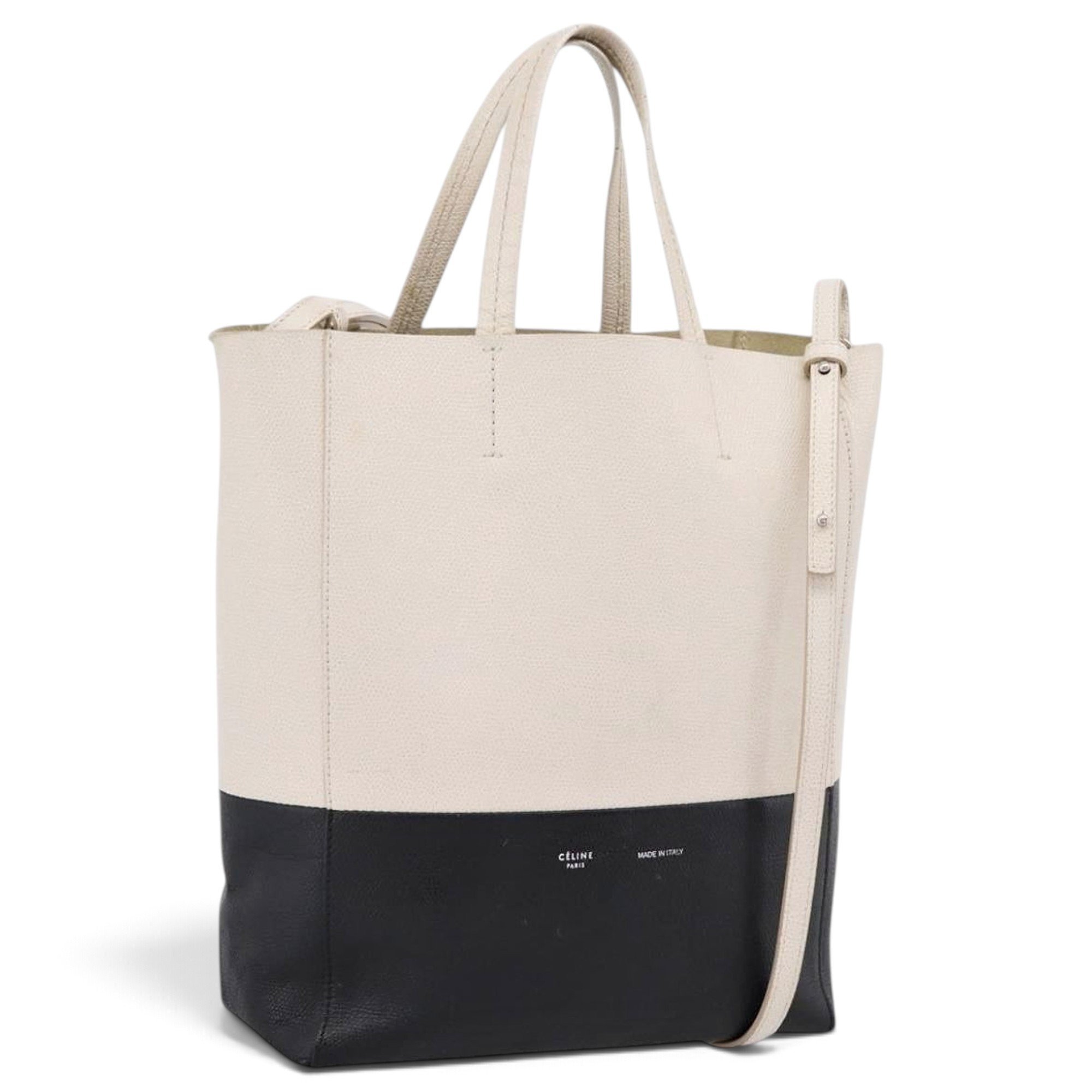 Cabas leather tote