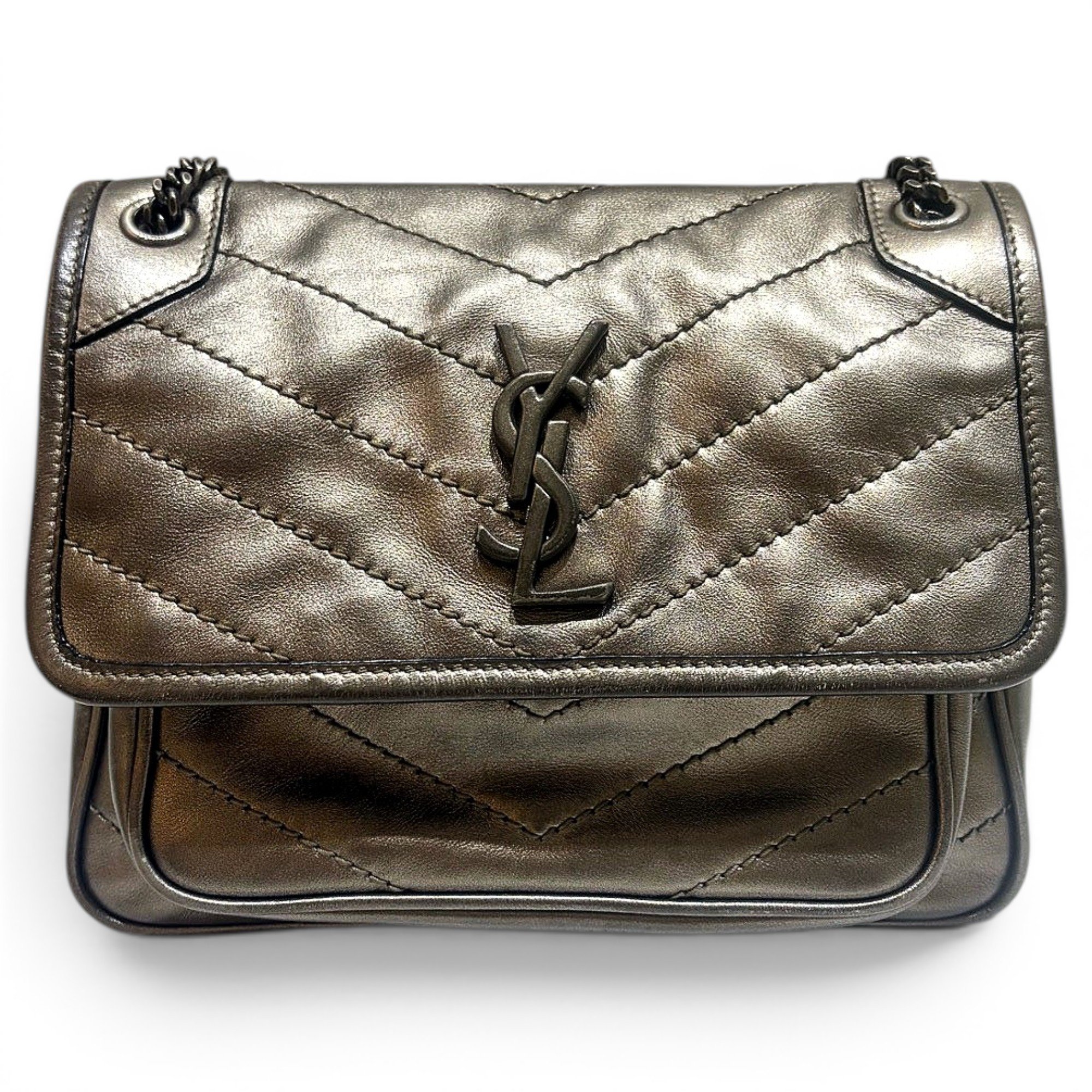 Niki leather crossbody bag