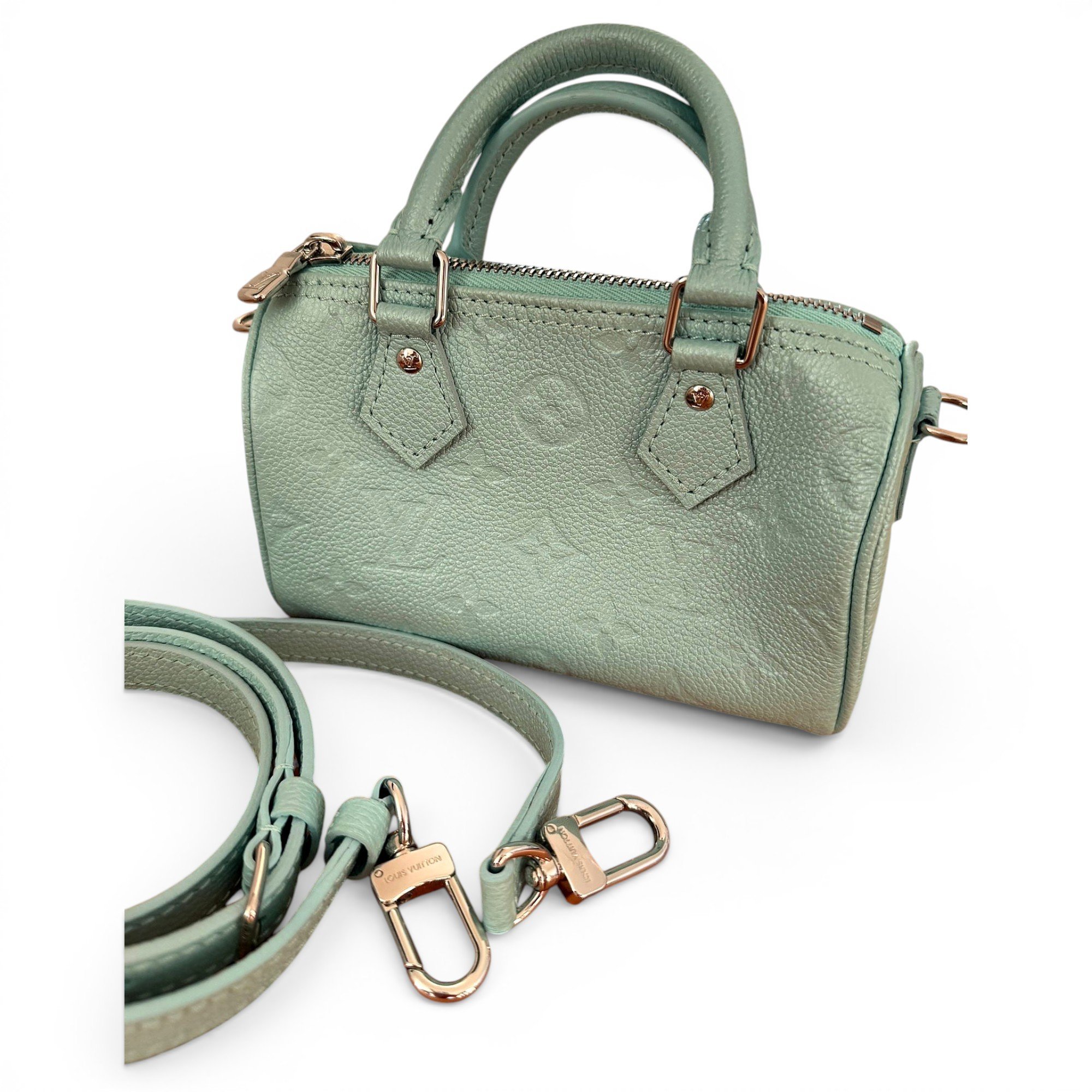 Louis Vuitton Nano Speedy / Mini HL leather handbag